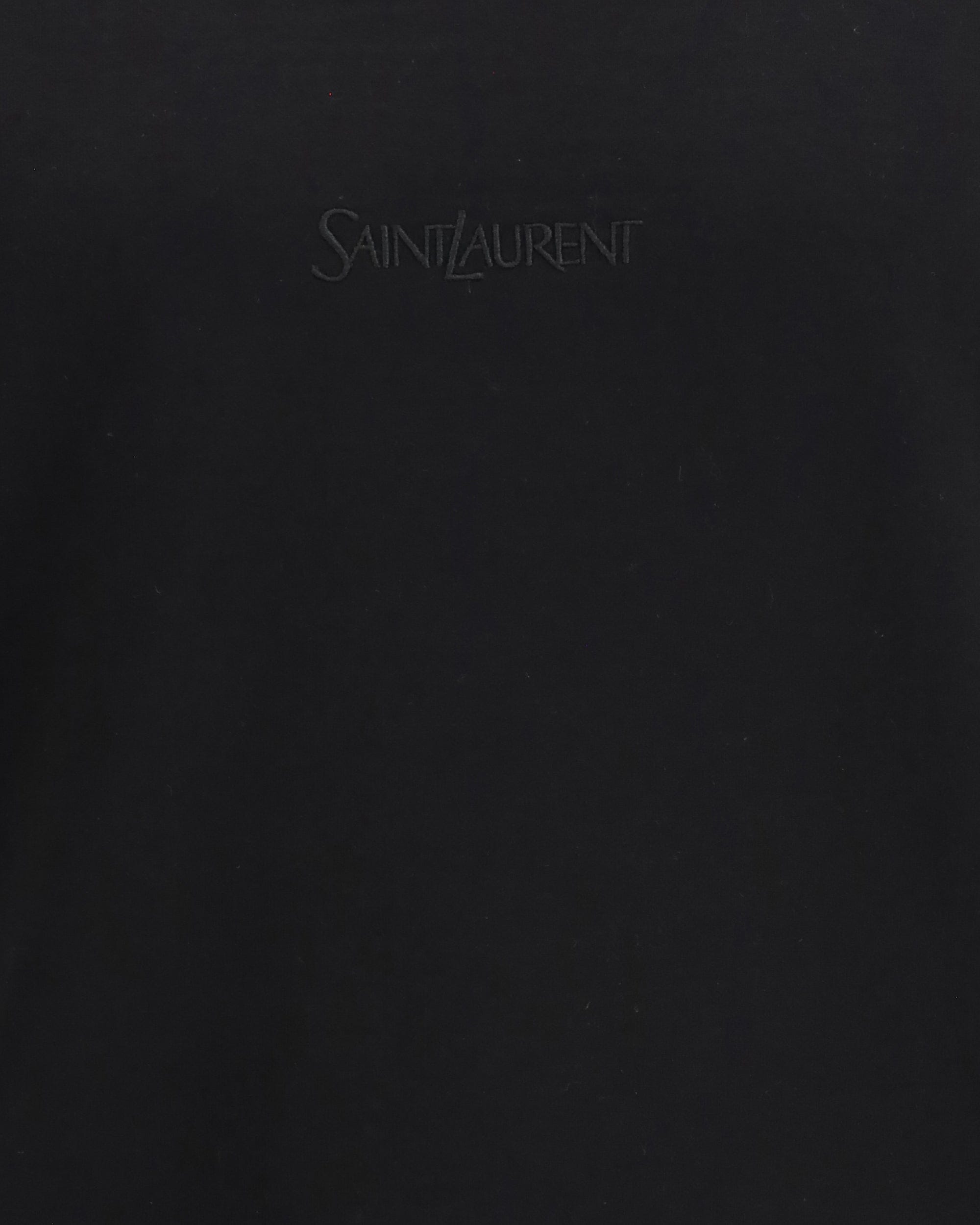 Saint Laurent Cotton Jersey T-Shirt Embroidered Logo
