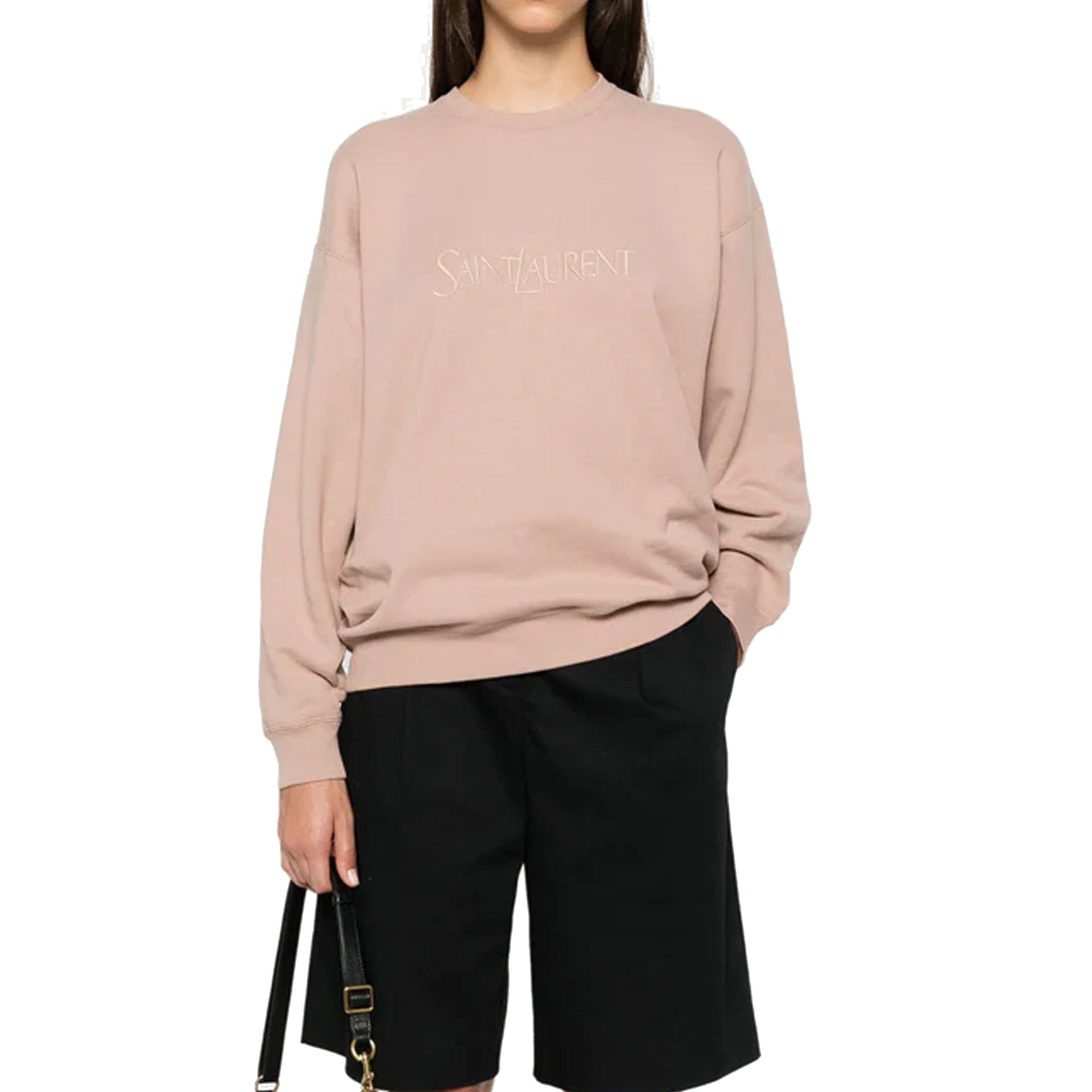 Saint Laurent Cotton Logo Sweatshirt - alternate view