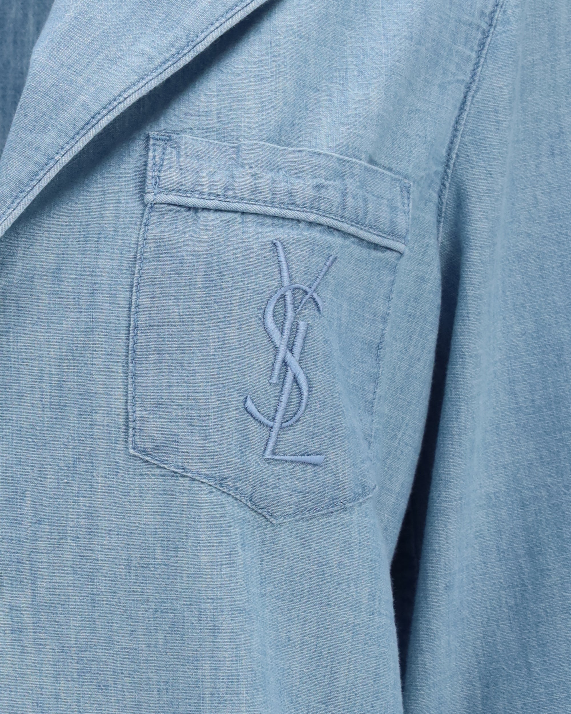 قميص قطن Saint Laurent