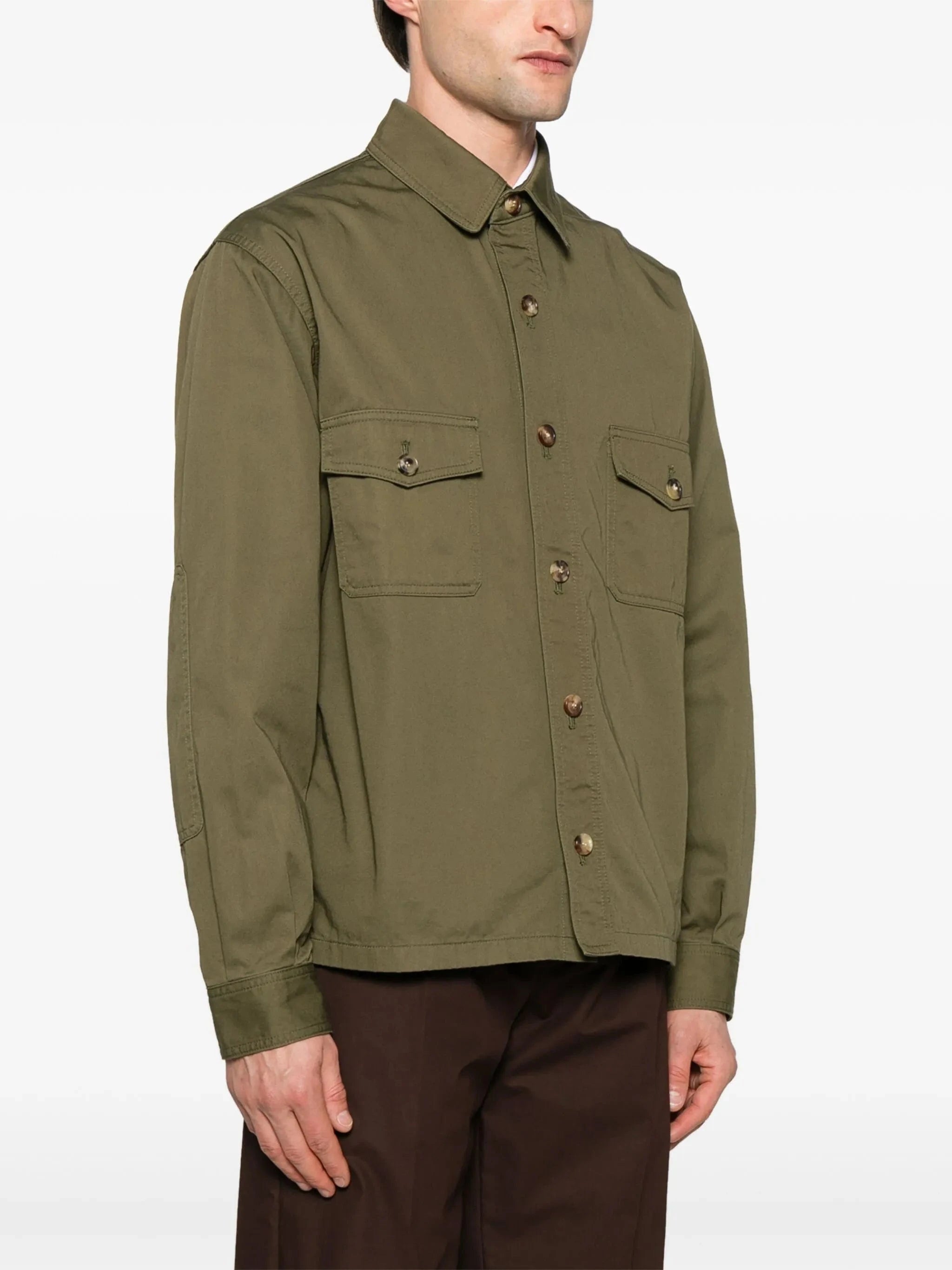Saint Laurent Cotton Twill Overshirt