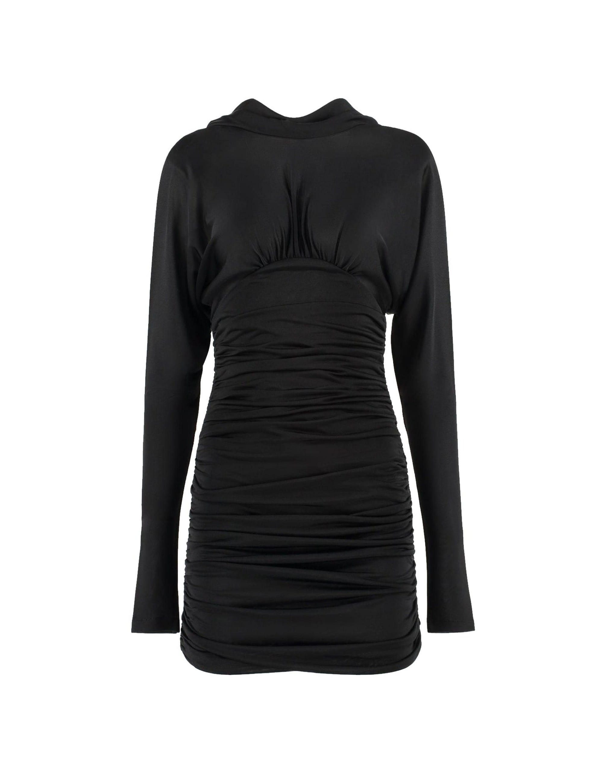 Saint Laurent Cowl Back Mini Dress