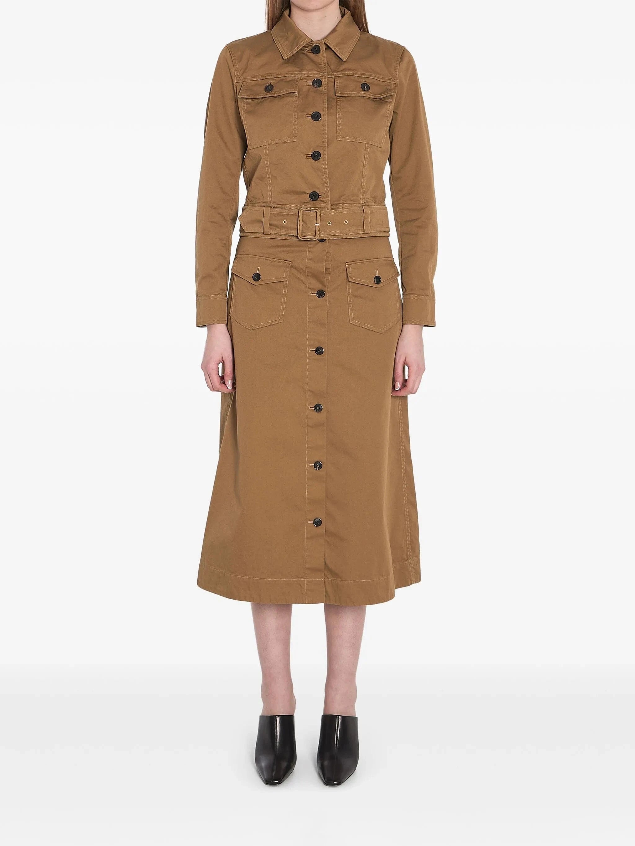 Saint Laurent Cropped Cotton Serge Jacket