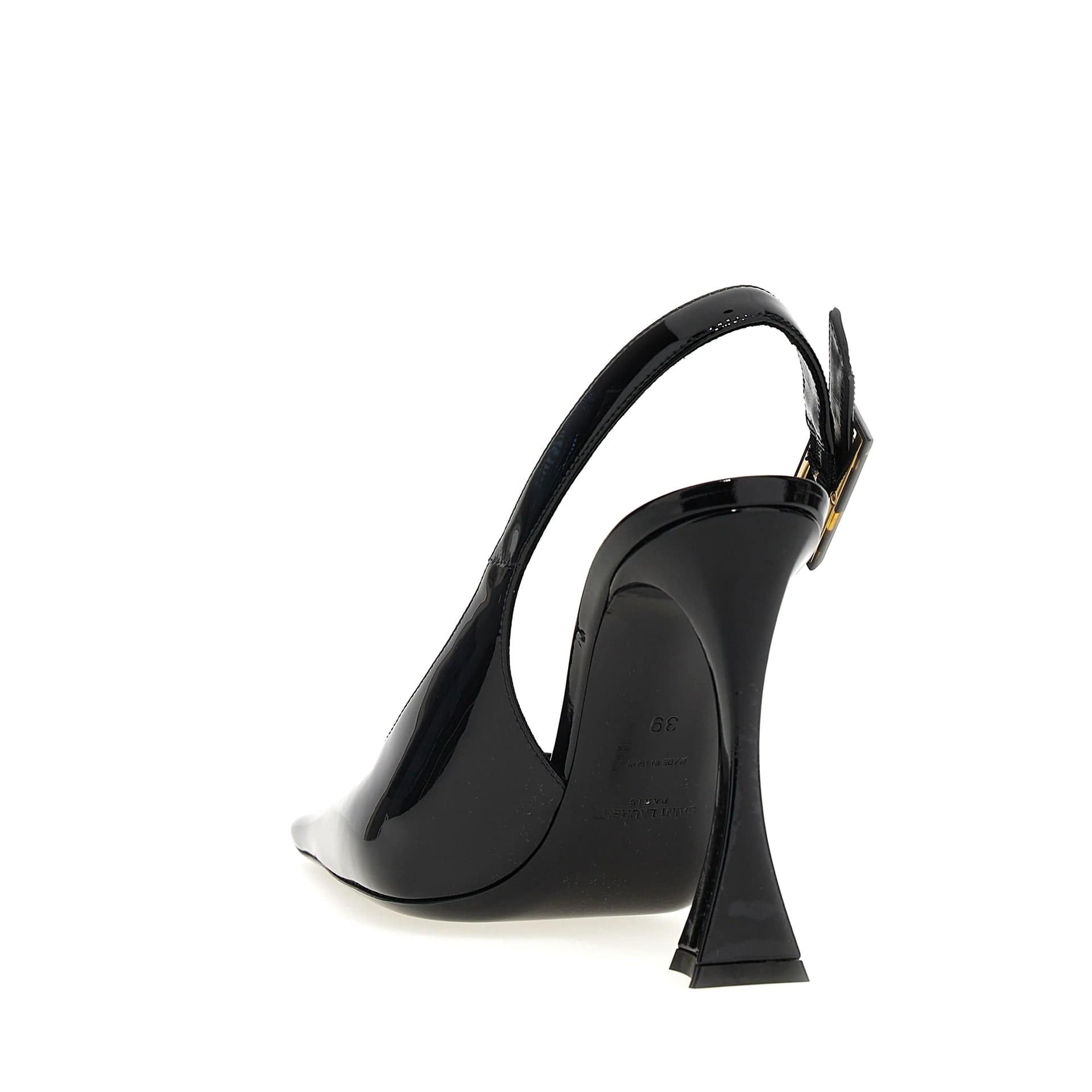 Saint Laurent Dune Leather Slingback Pumps