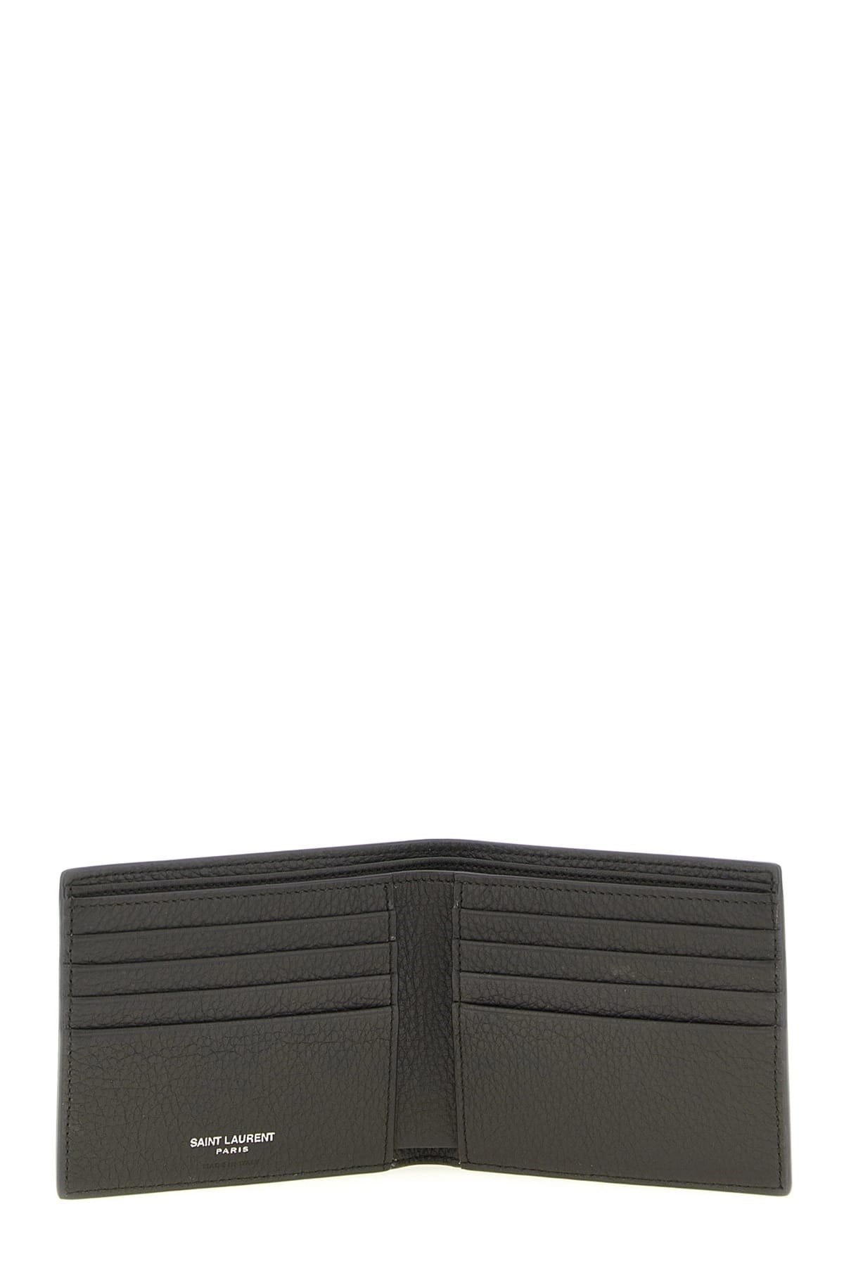 Saint Laurent Saint Laurent East/West Hammered Leather Wallet