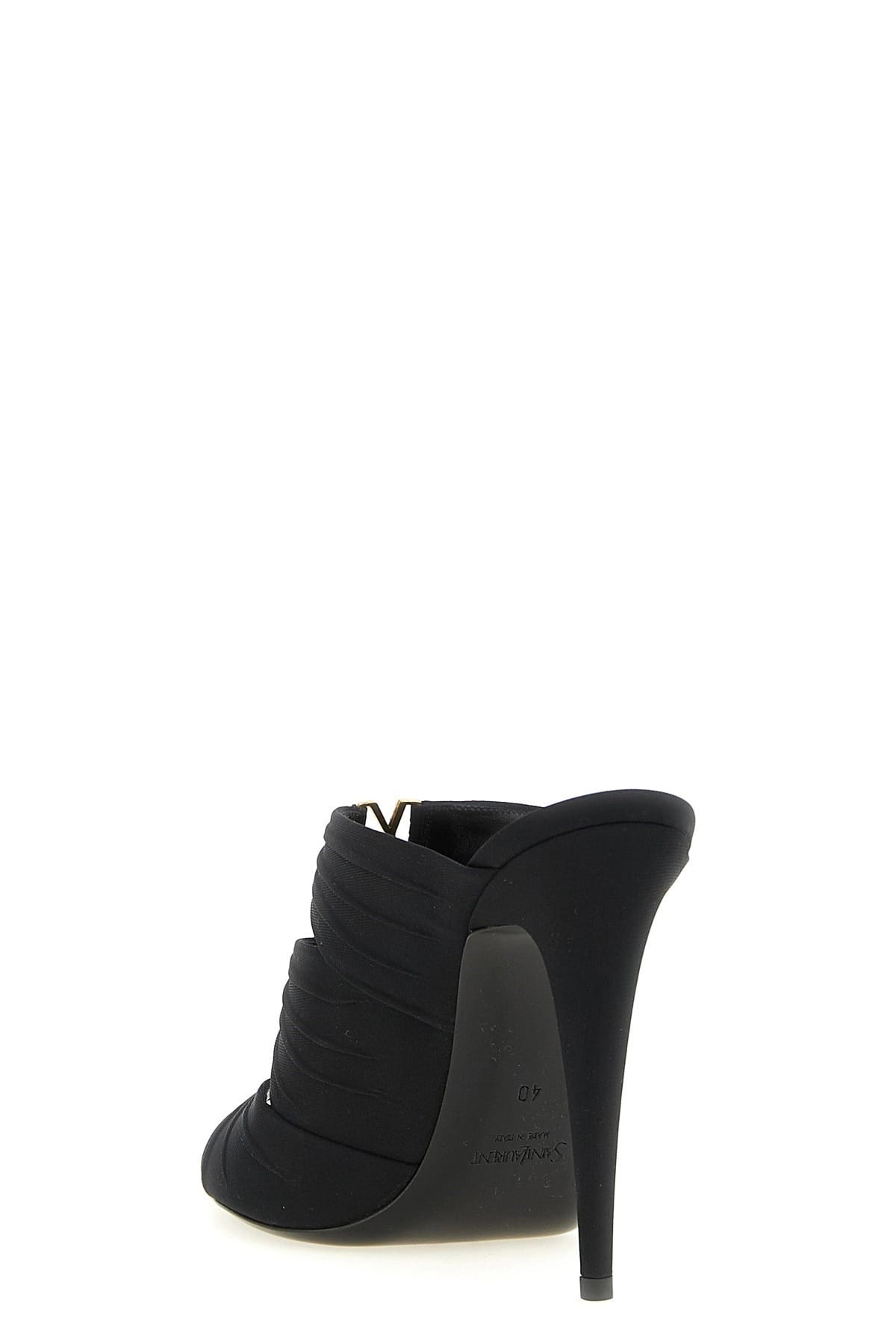 Saint Laurent Saint Laurent Emilie Satin Mules