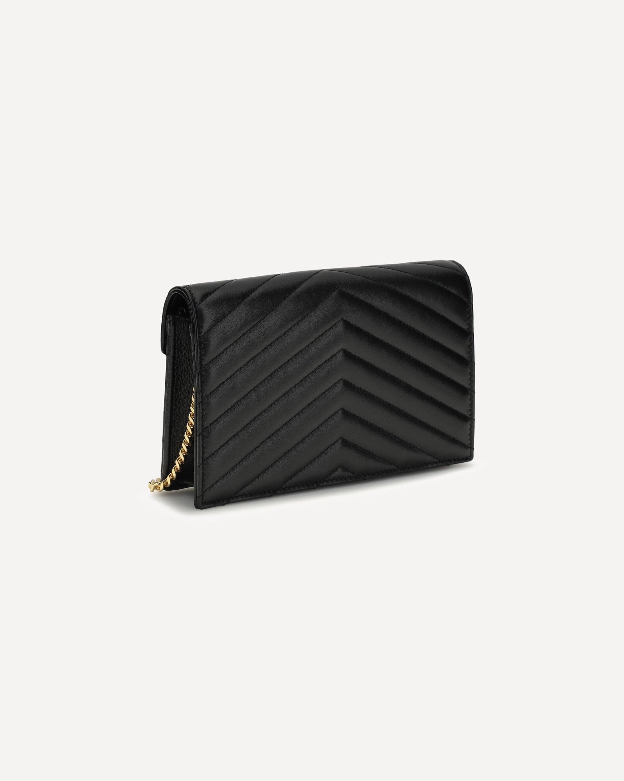 Saint Laurent Envelope Cassandre Monogram Wallet