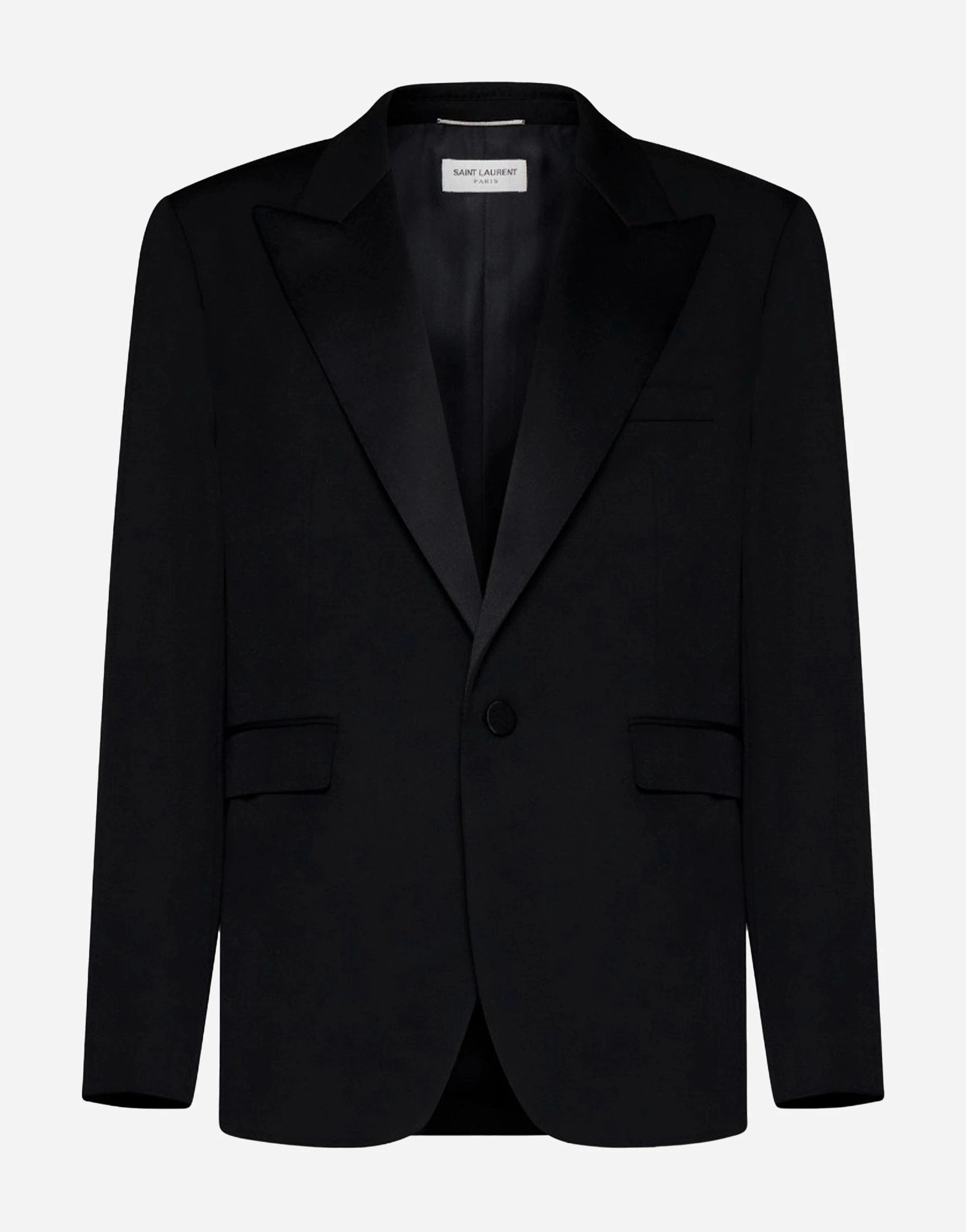 Saint Laurent Grain De Poudre Tuxedo Jacket