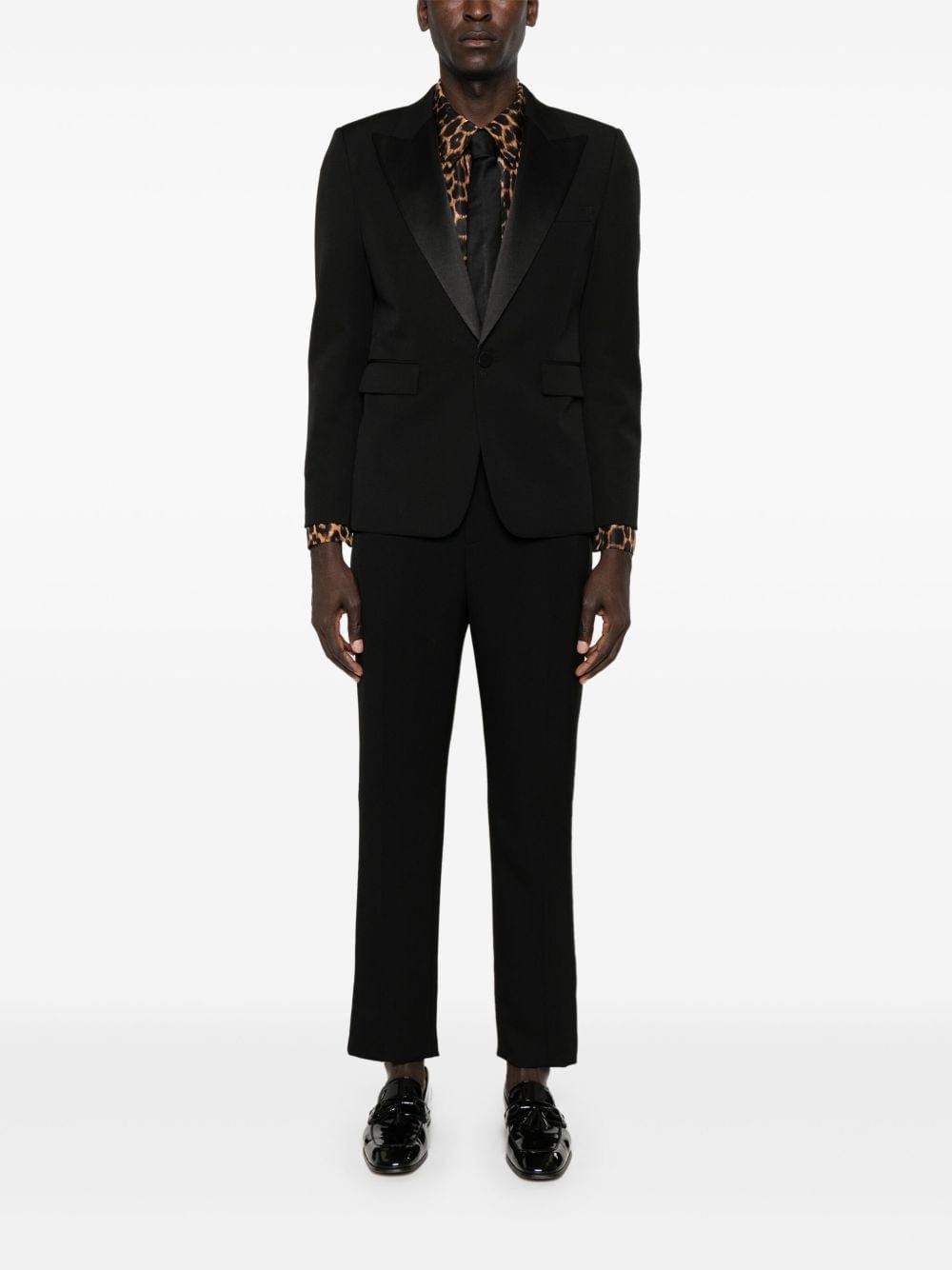 Saint Laurent Grain De Poudre Tuxedo Jacket