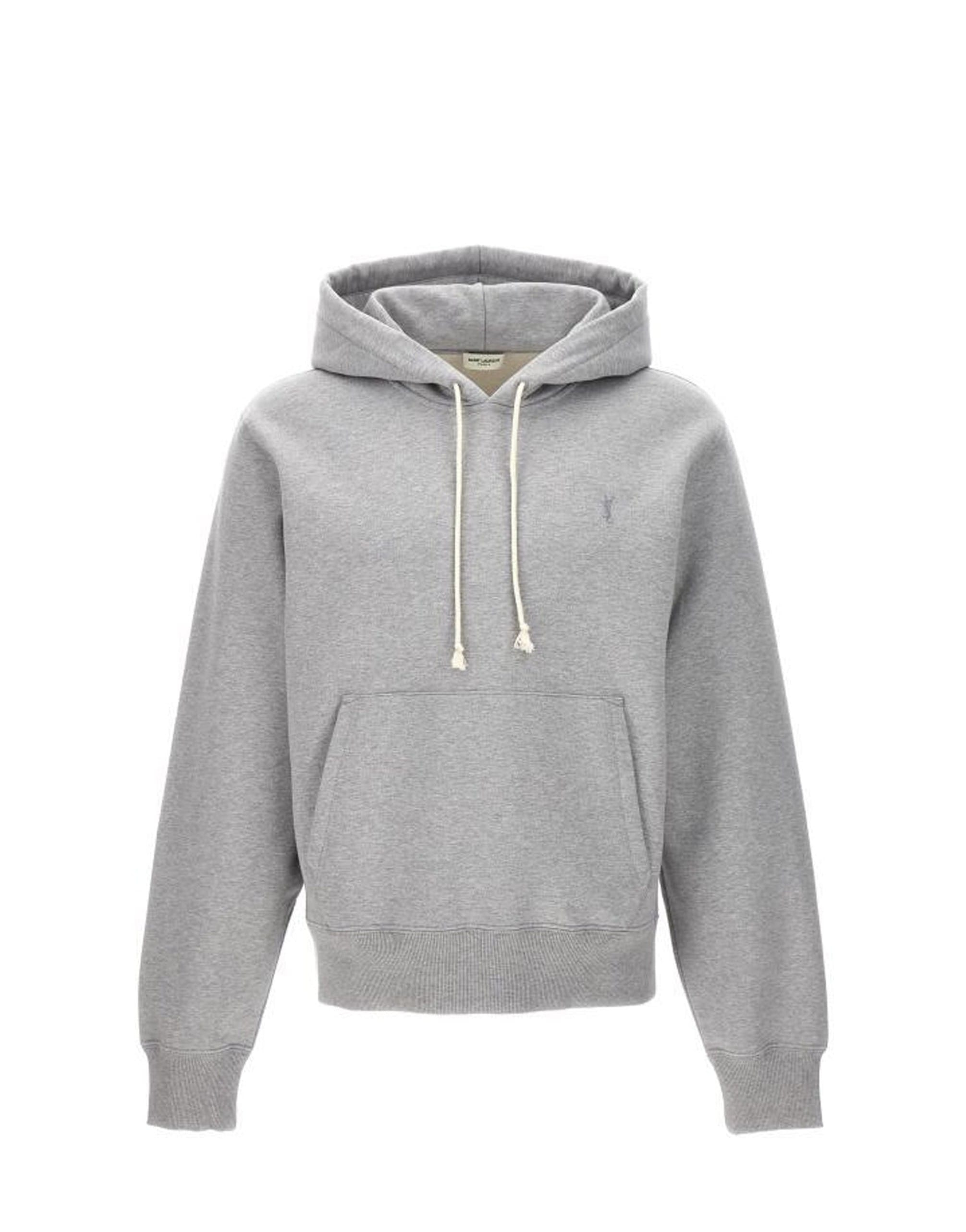 Saint Laurent Hooded Cotton Sweatshirt