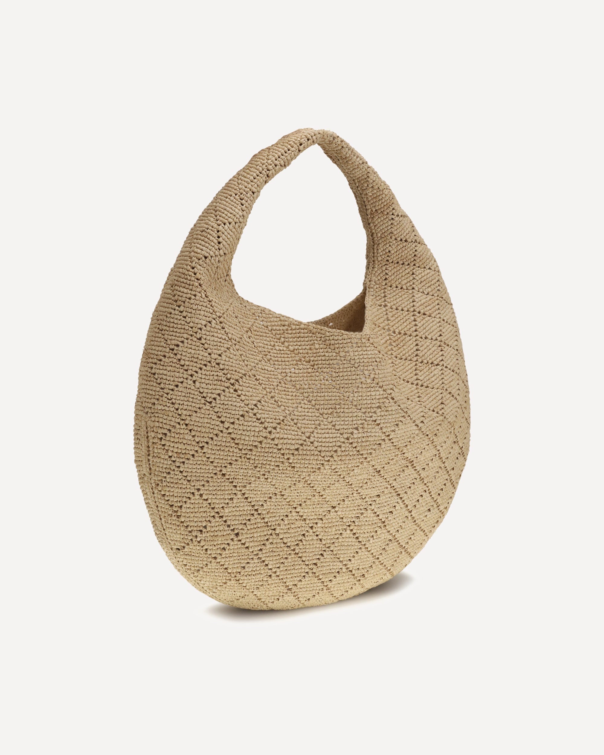 Saint Laurent Icare Hobo Bag In Raffia Shoulder