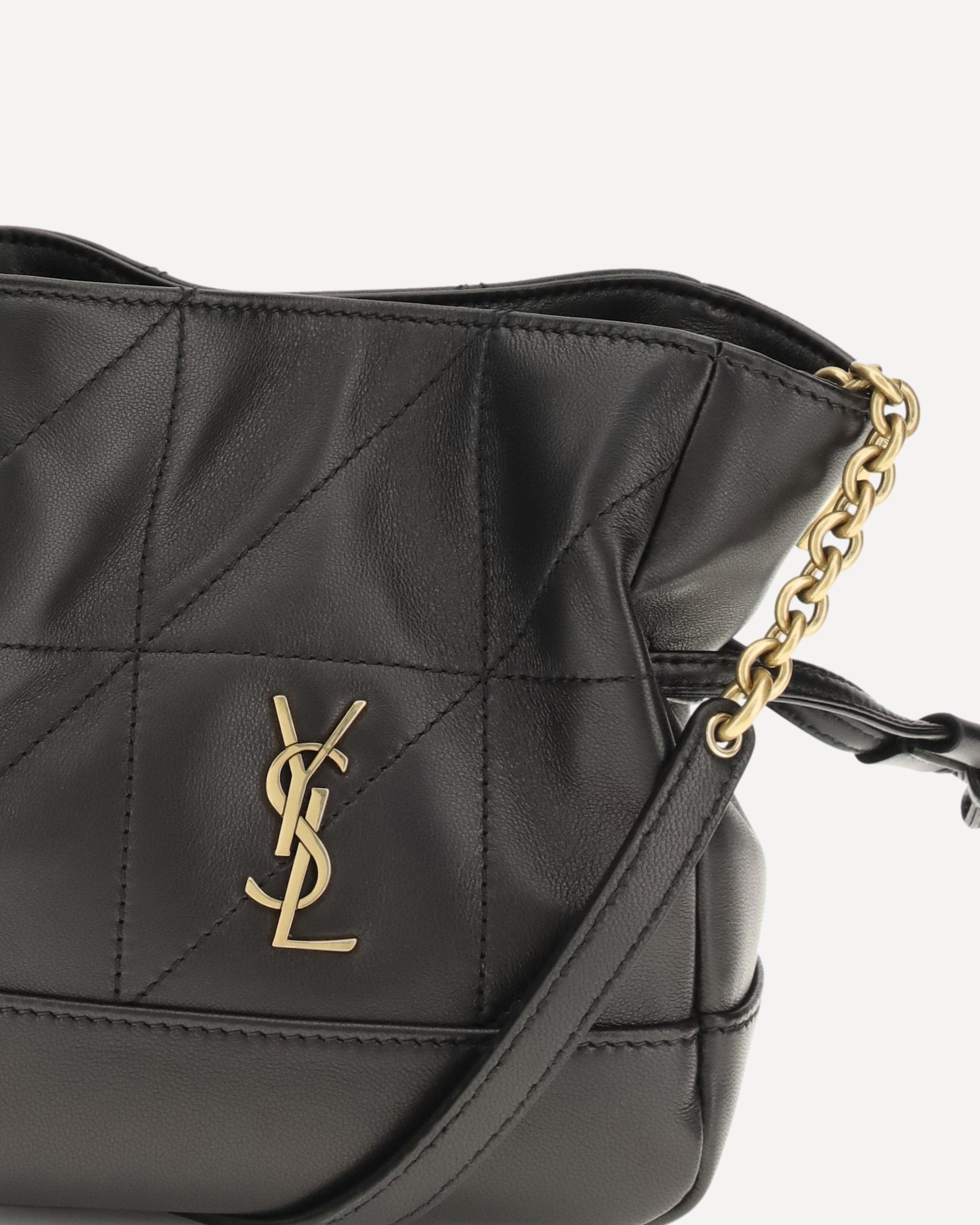 Saint Laurent Jamie Mini Leather Clutch Bag