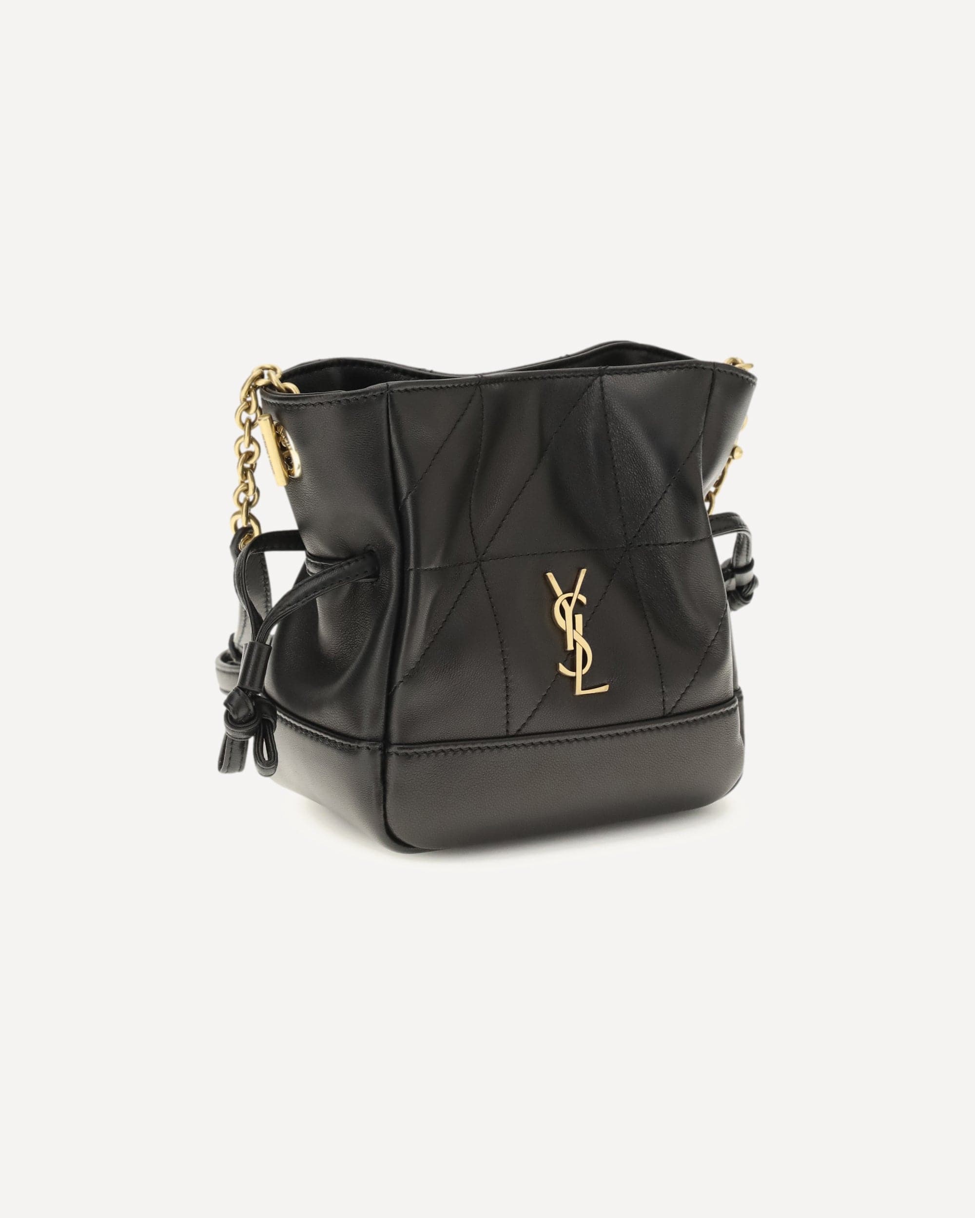 Saint Laurent Jamie Mini Leather Clutch Bag