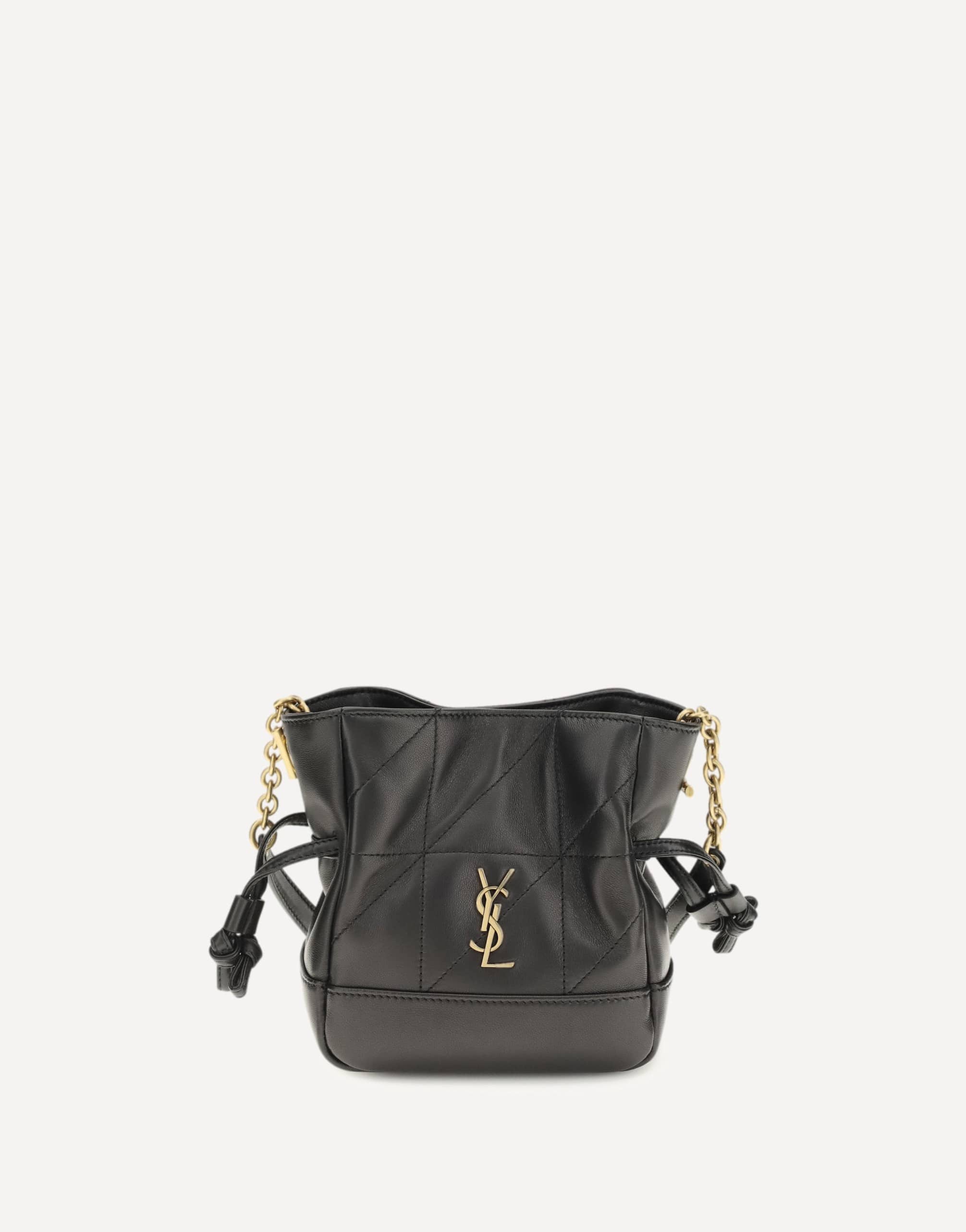 Saint Laurent Jamie Mini Leather Clutch Bag