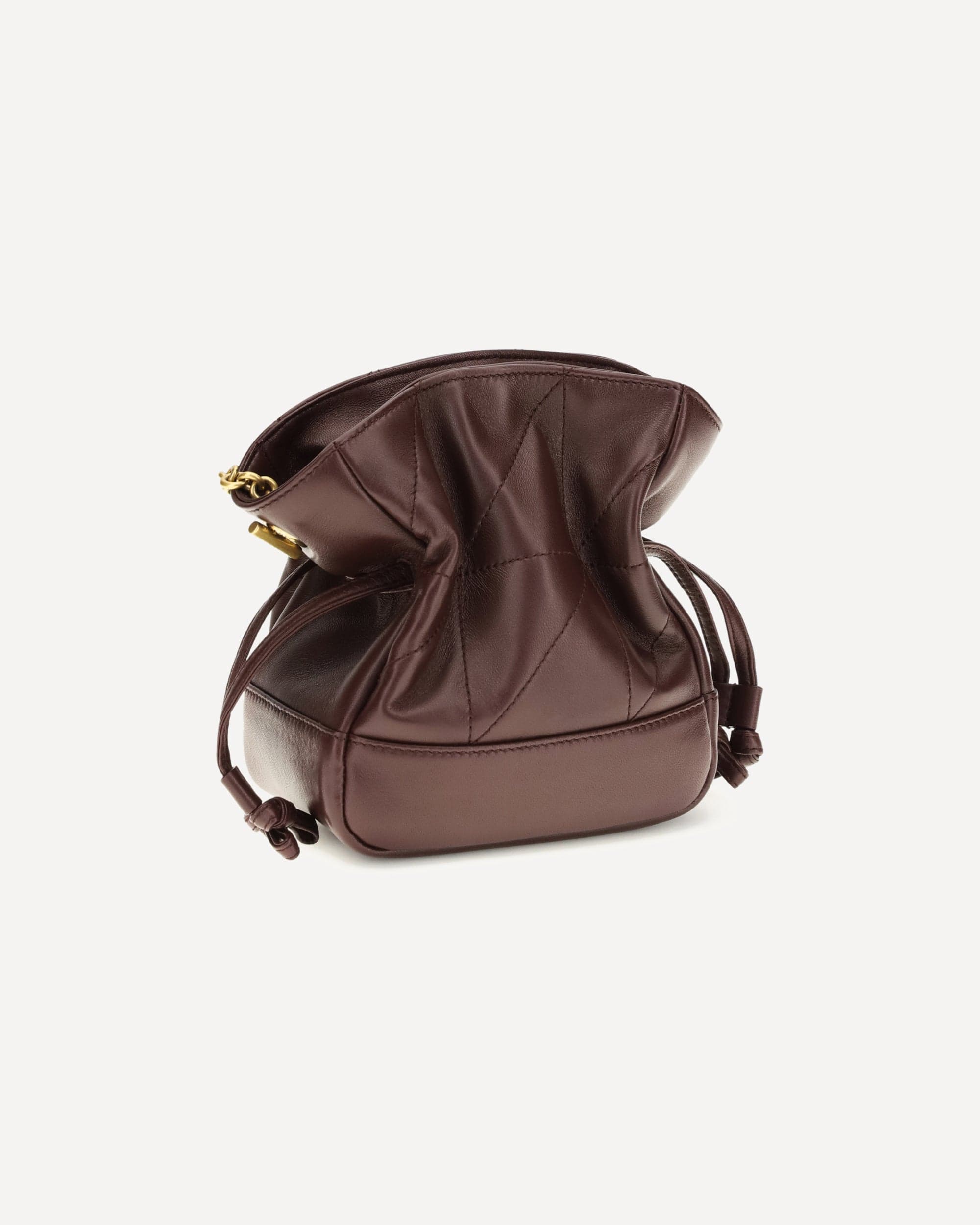 Saint Laurent Jamie Mini Leather Clutch Bag