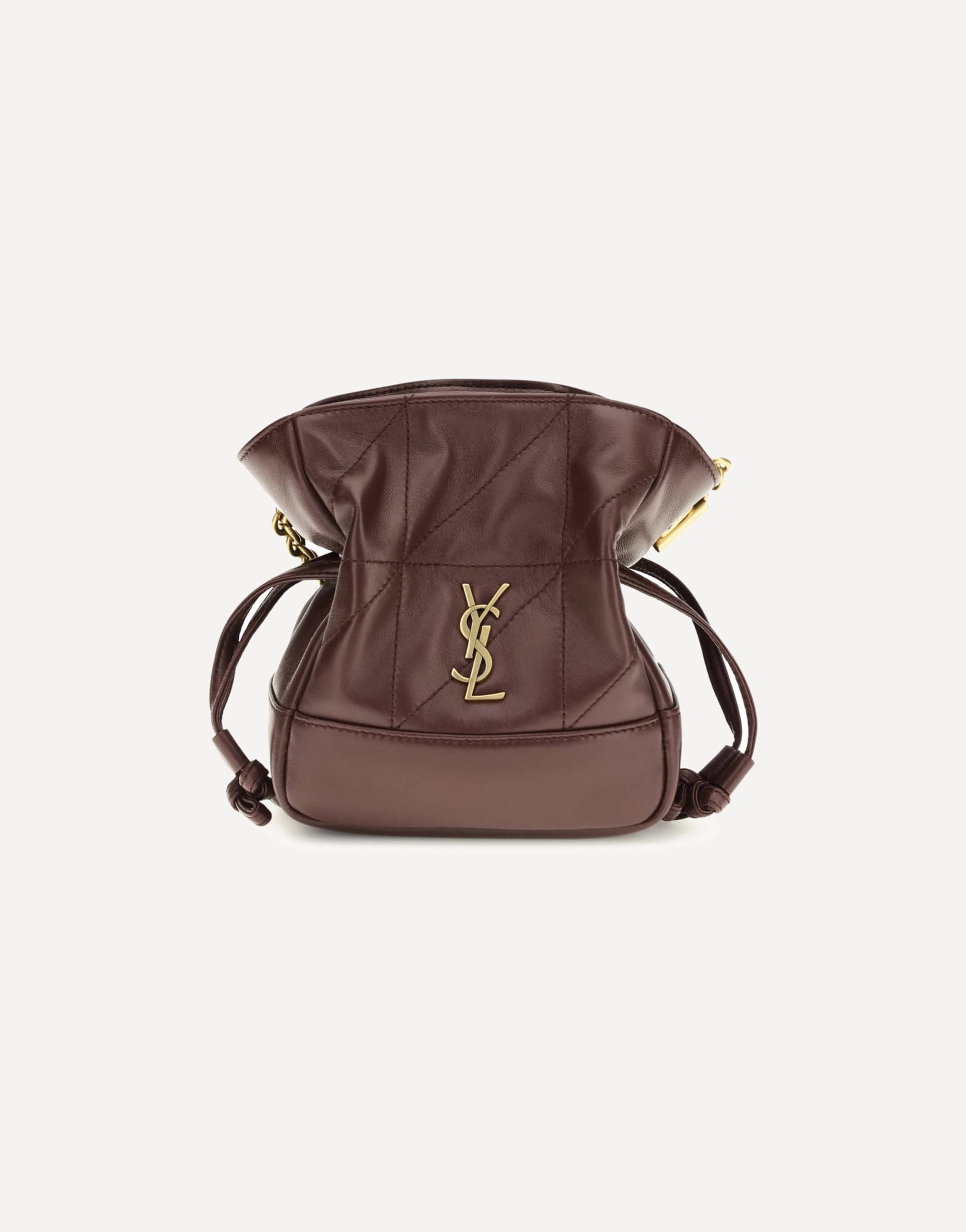 Saint Laurent Jamie Mini Leather Clutch Bag