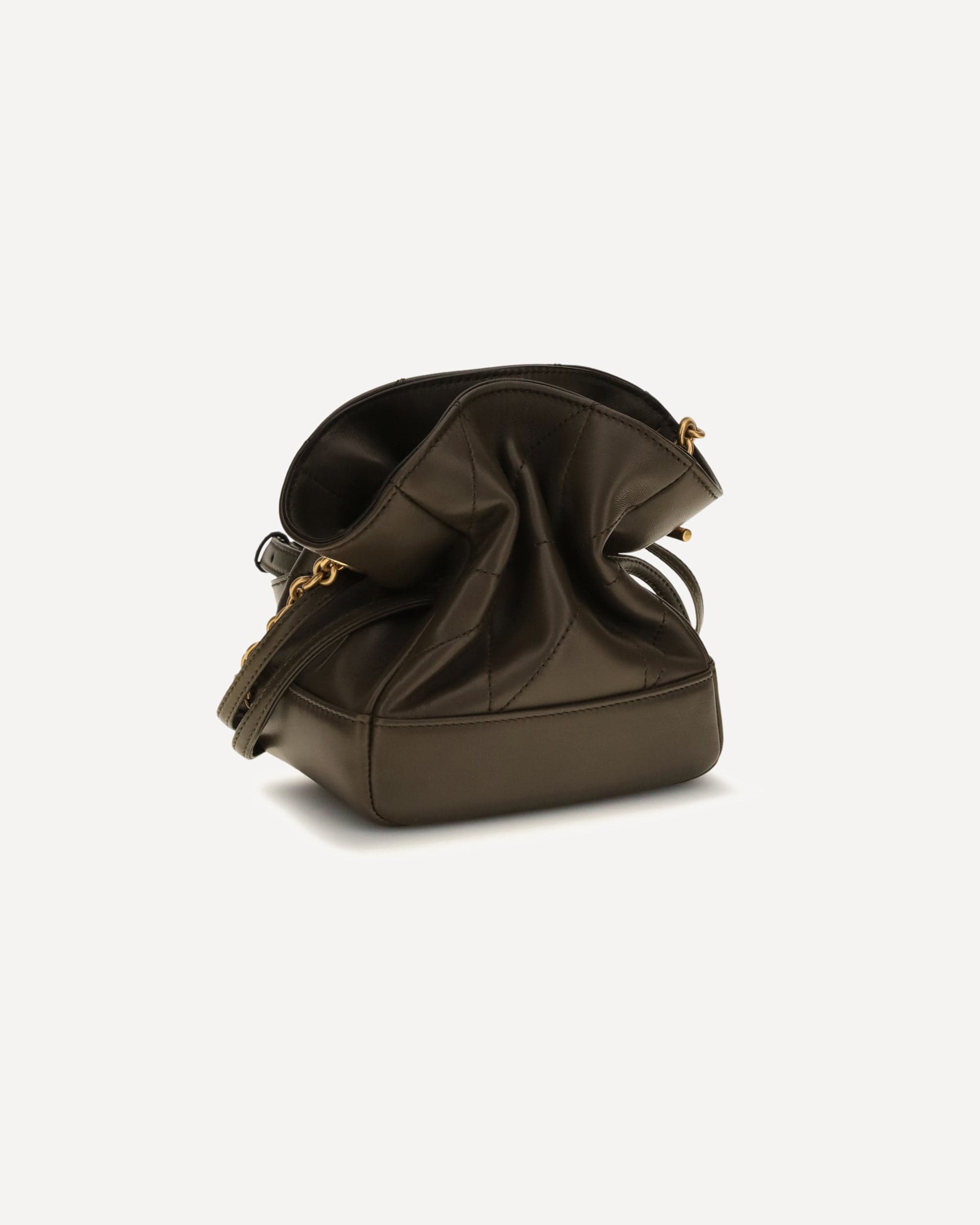 Saint Laurent Jamie Mini Leather Clutch Bag