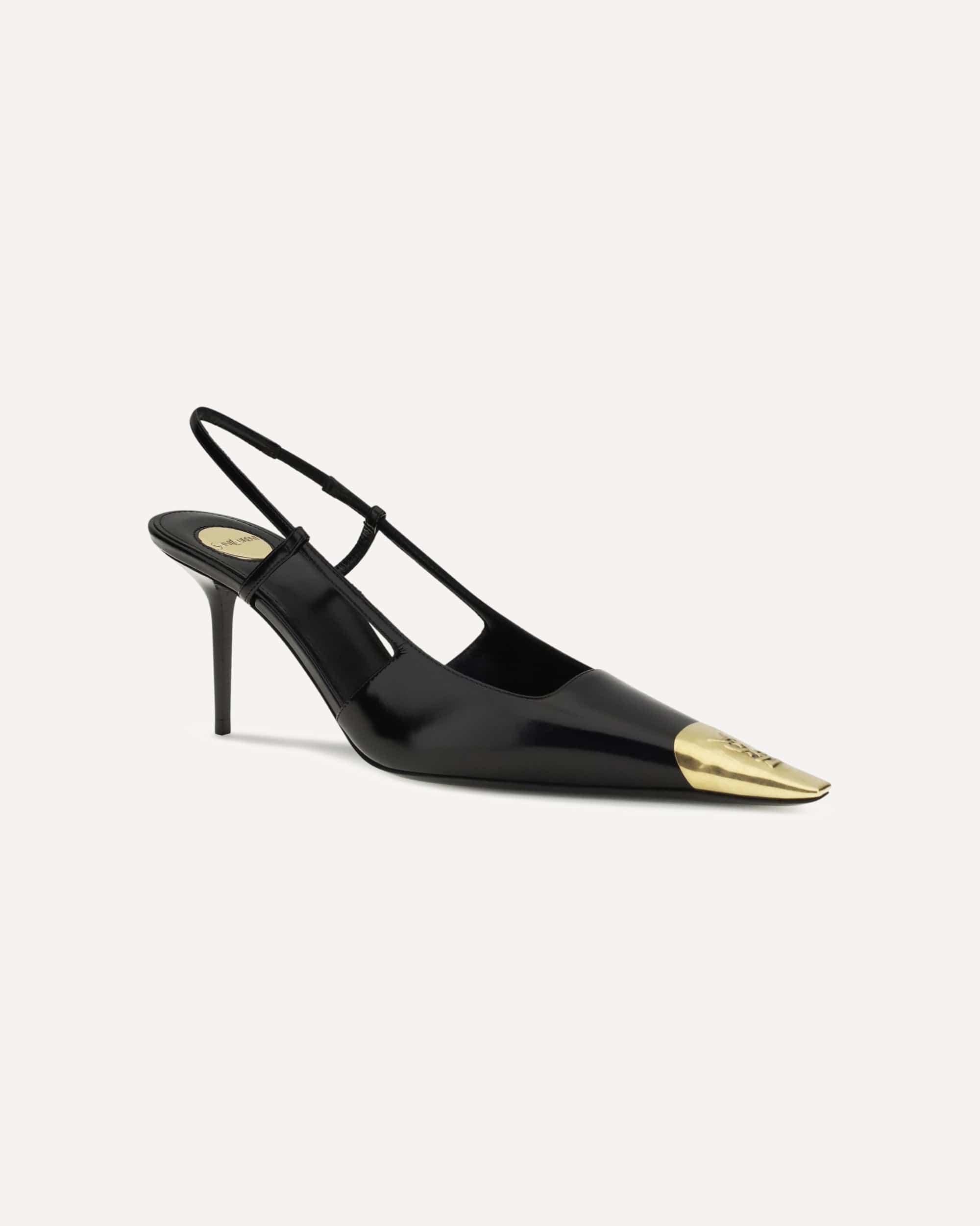 Saint Laurent Jeanne Slingback Pumps - alternate view