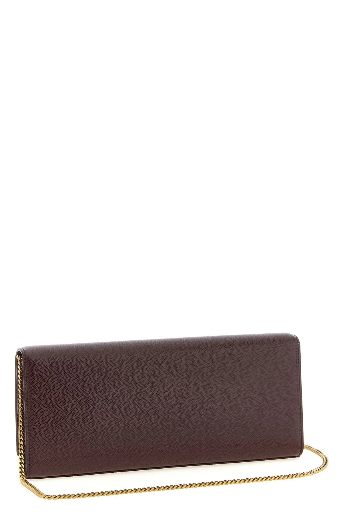 Saint Laurent Saint Laurent Kate Leather Clutch