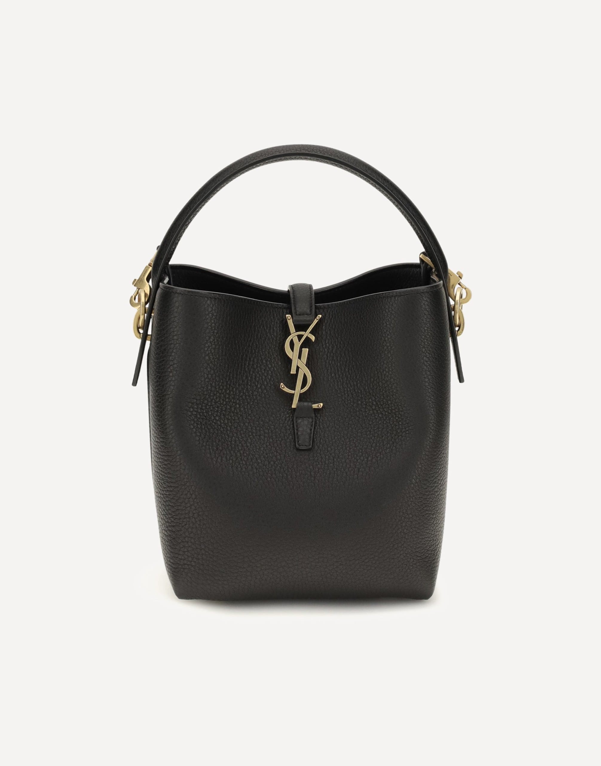 Saint Laurent Le 37 Bucket Bag In Grained Leather