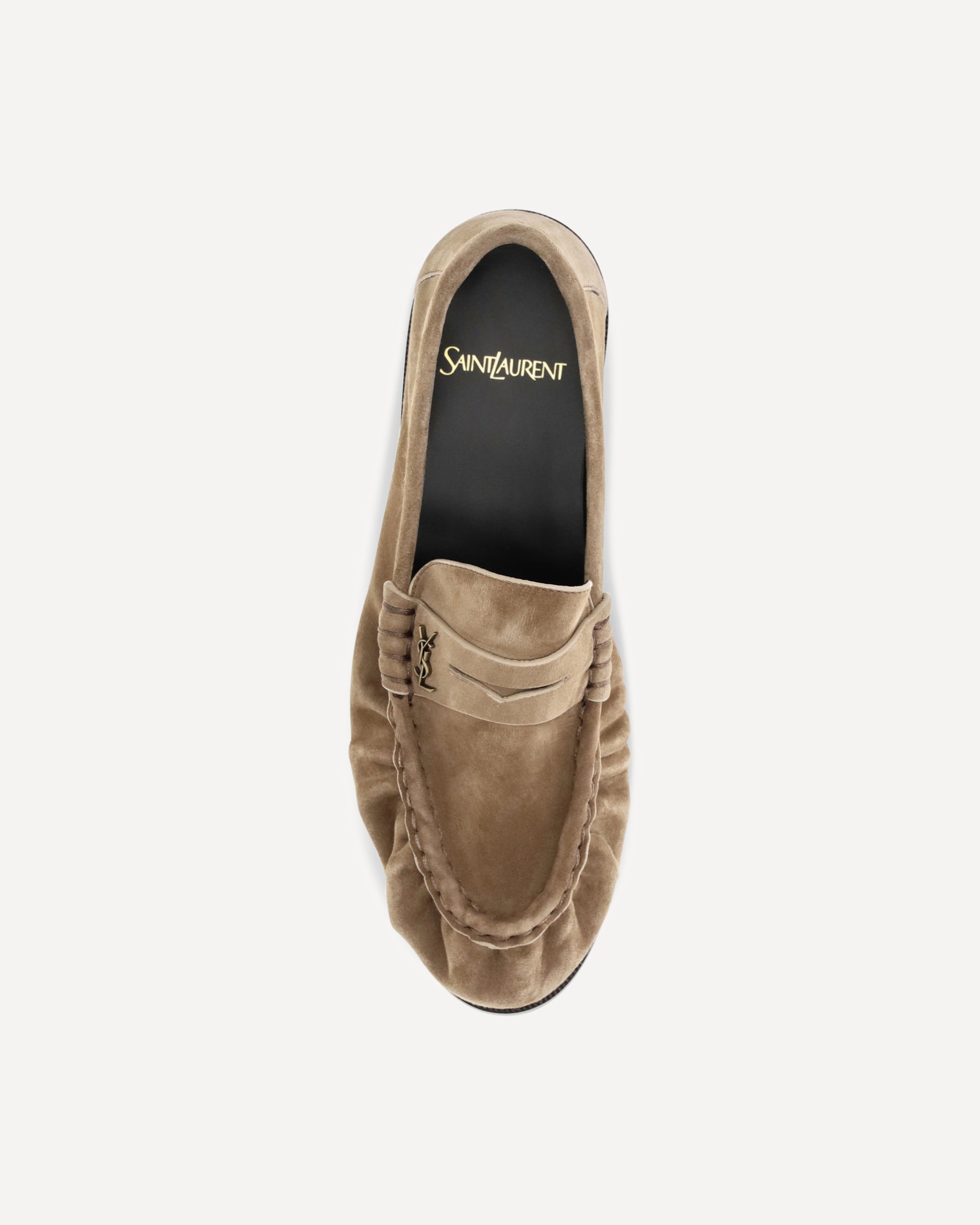 Saint Laurent Le Loafer Suede Loafers