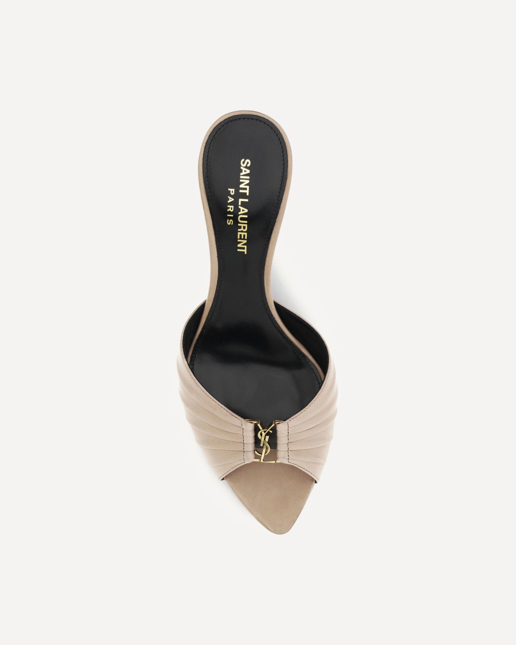 Saint Laurent Leather Babylone Mules