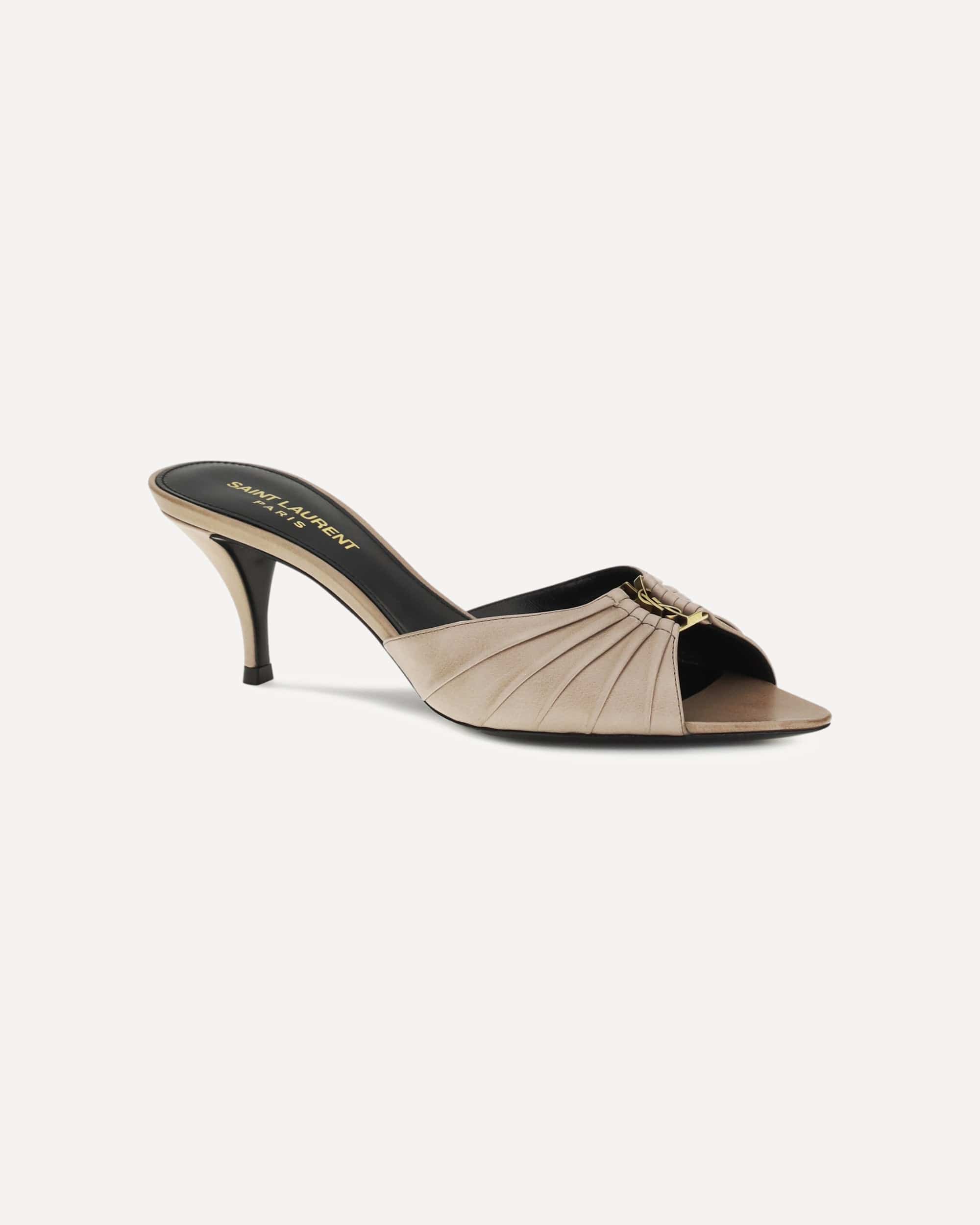 Saint Laurent Leather Babylone Mules