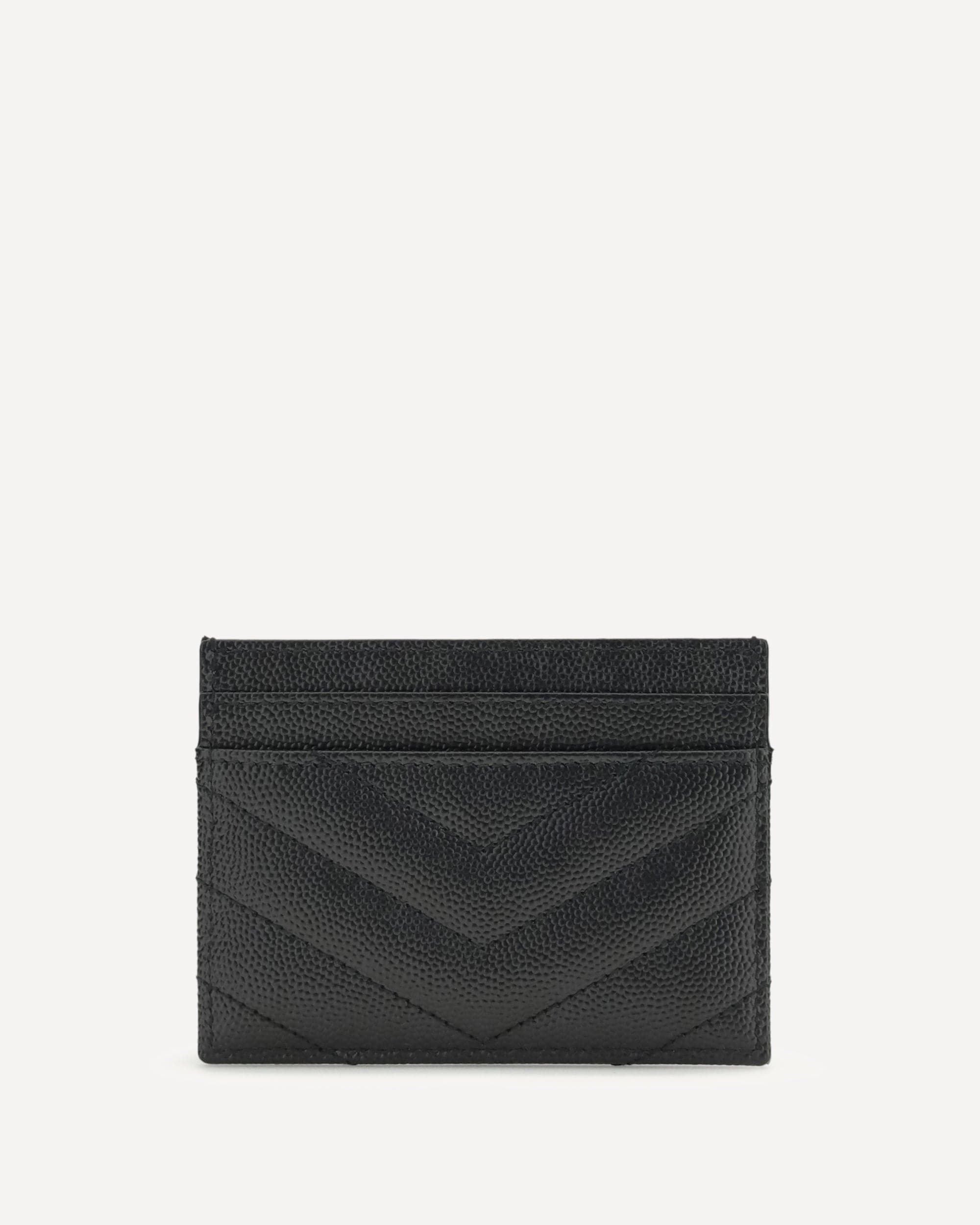 Saint Laurent Leather Card Holder