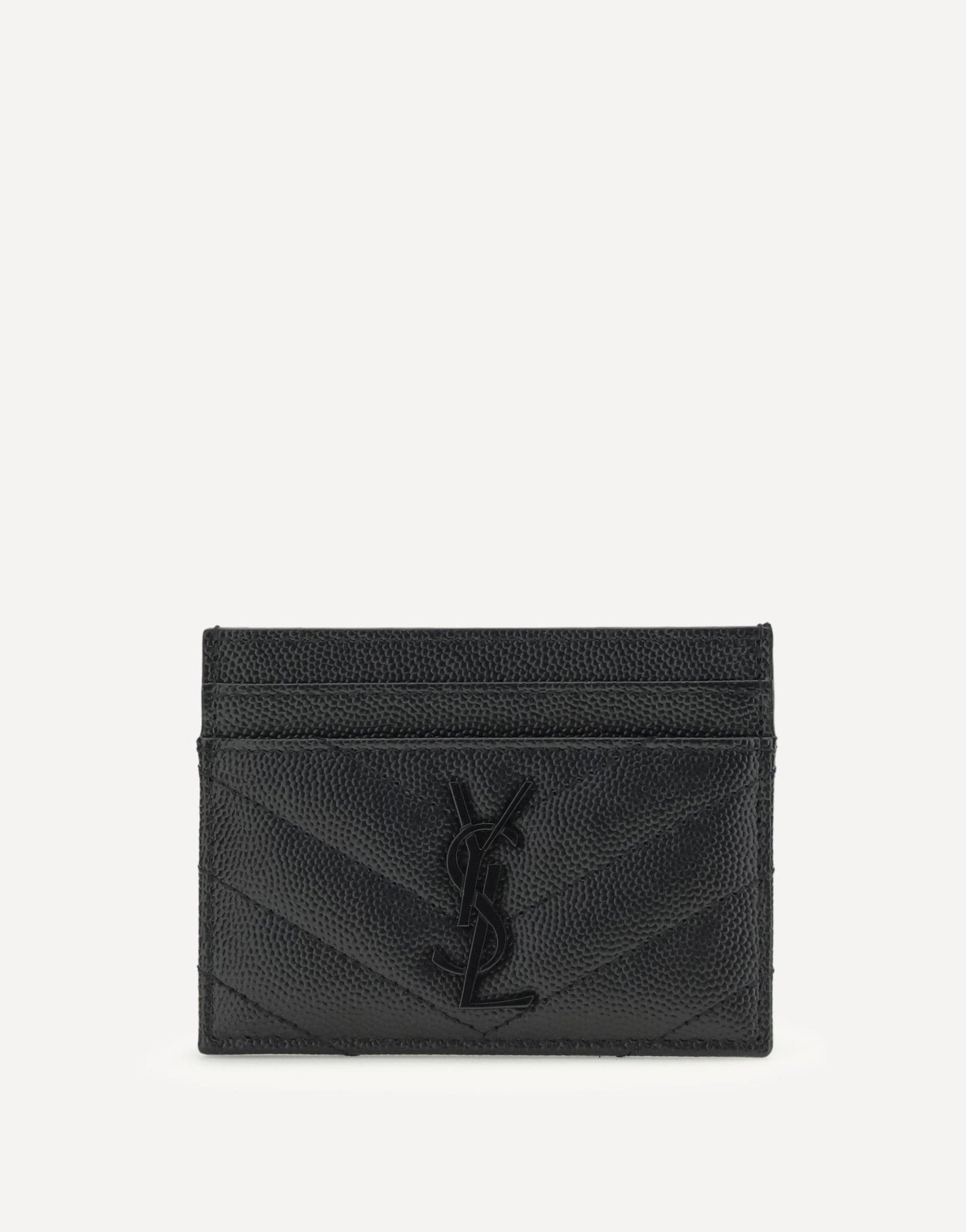 Saint Laurent Leather Card Holder