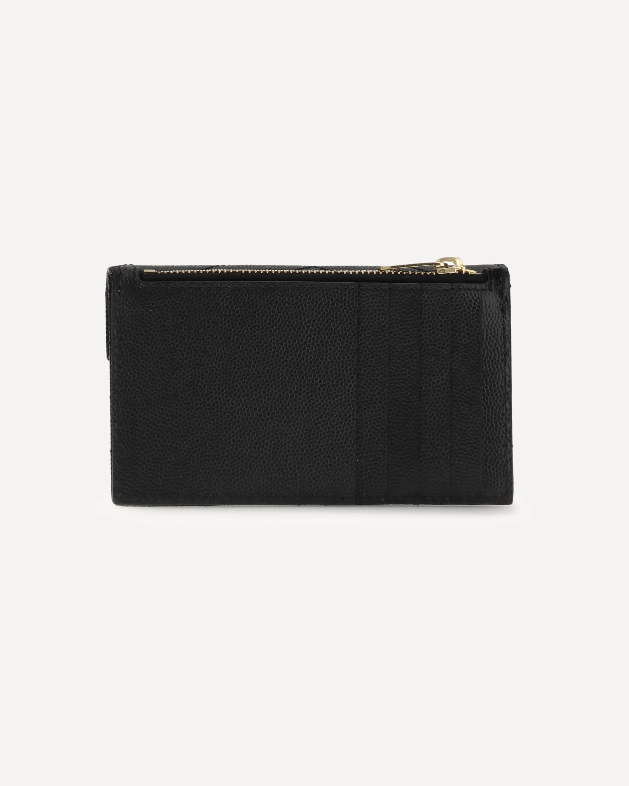 Saint Laurent Leather Card Holder Wallet