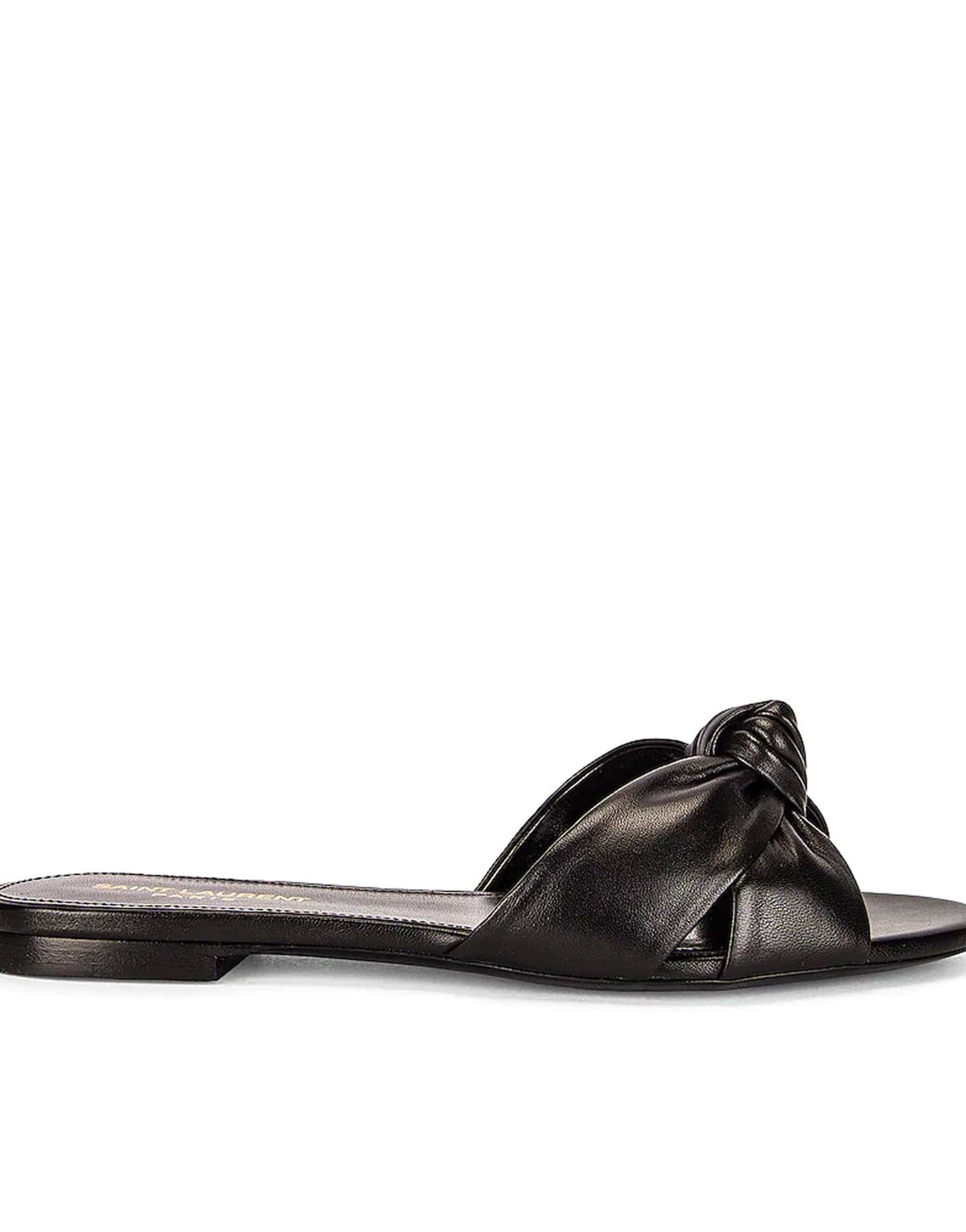 Saint Laurent Leather Slides