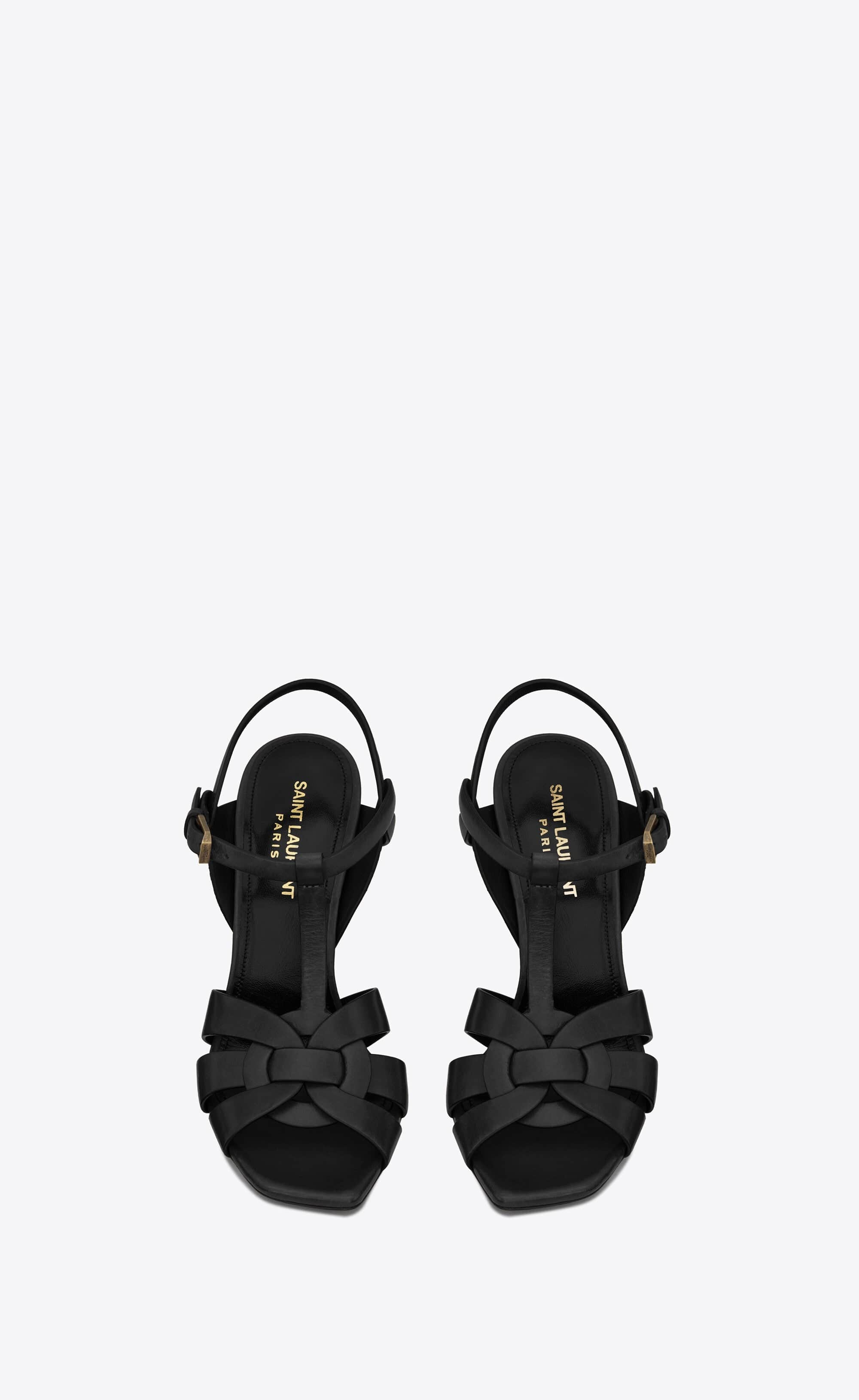 Saint Laurent Leather Tribute Sandals