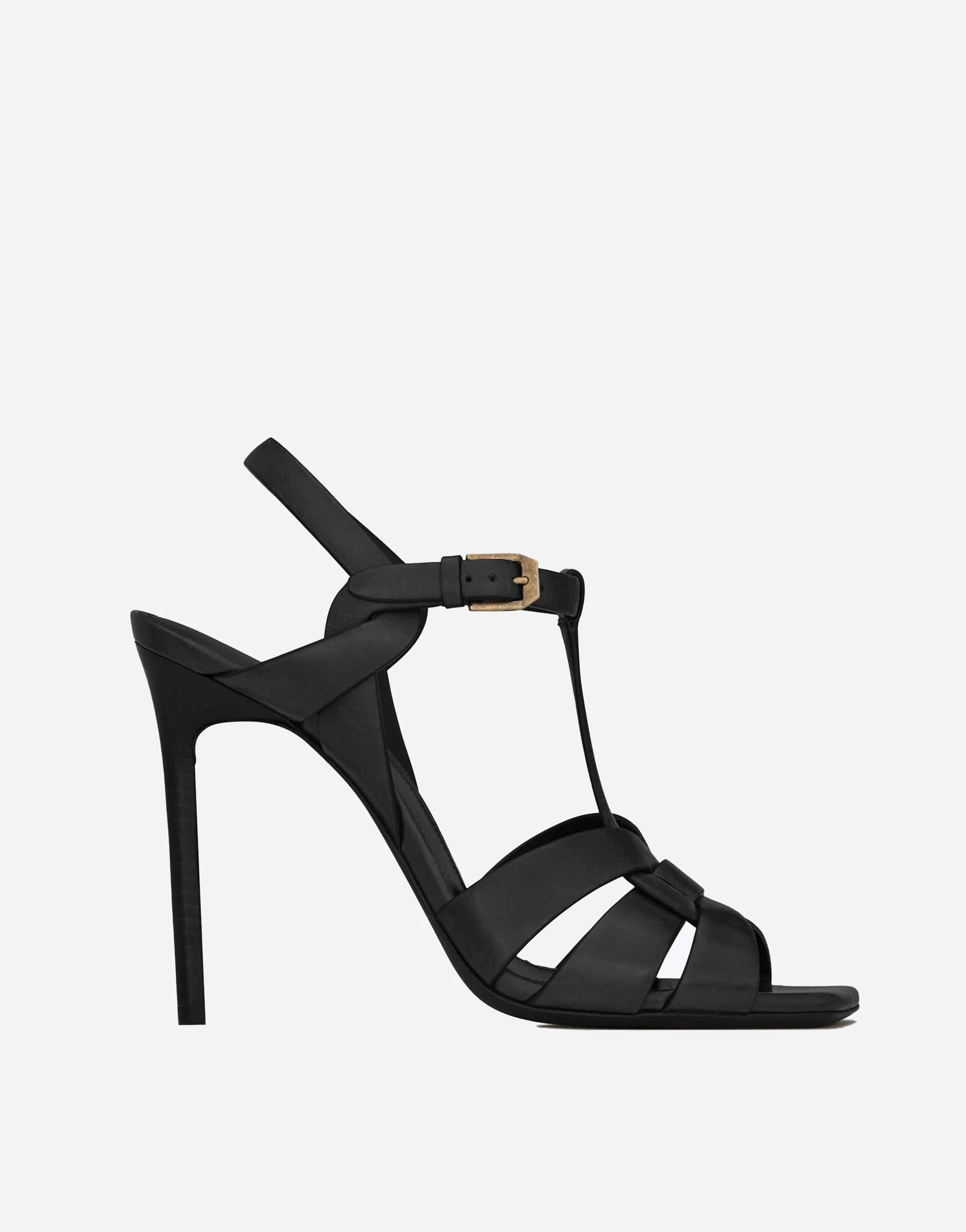 Saint Laurent Leather Tribute Sandals