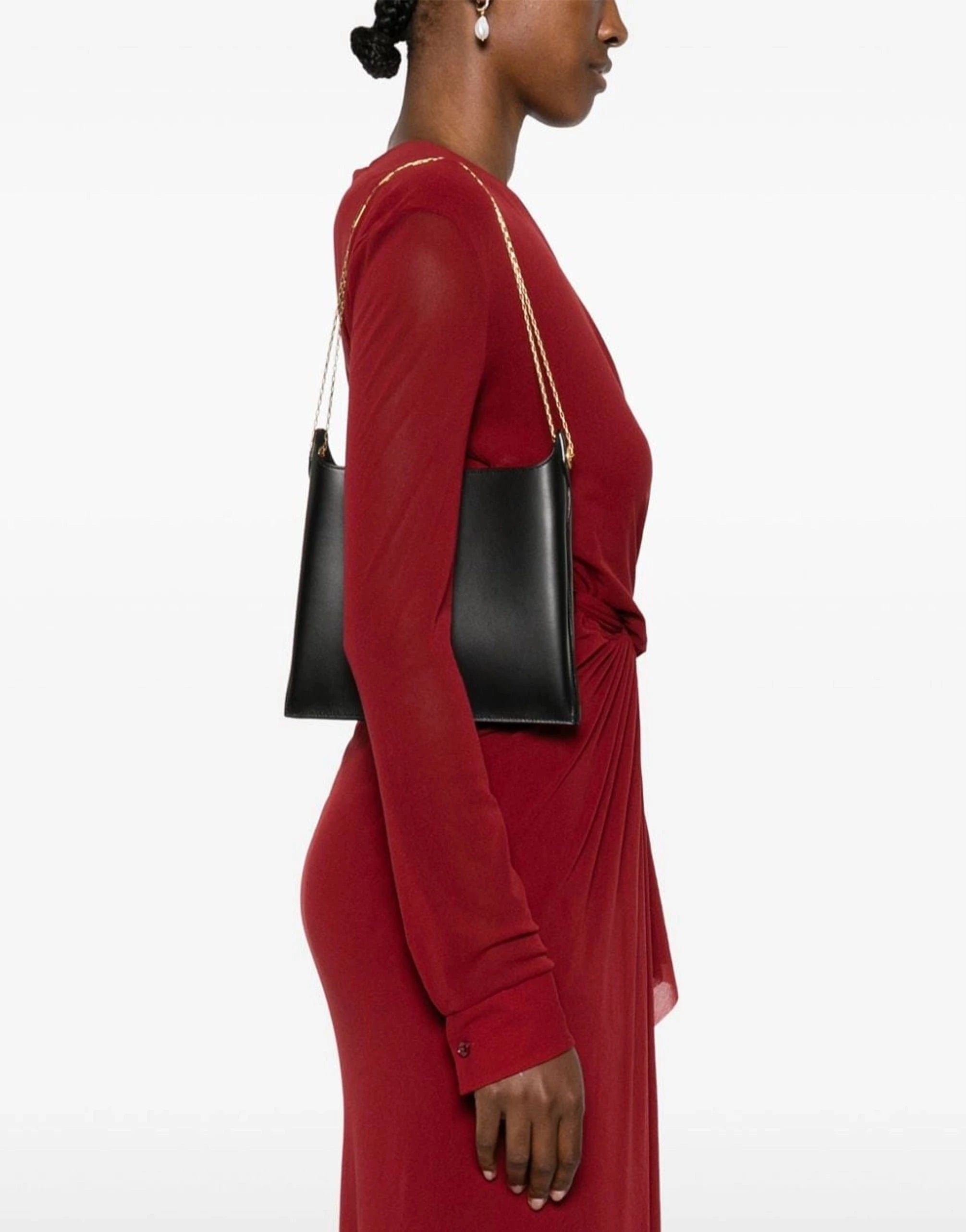 Saint Laurent Liane Leather Shoulder Bag