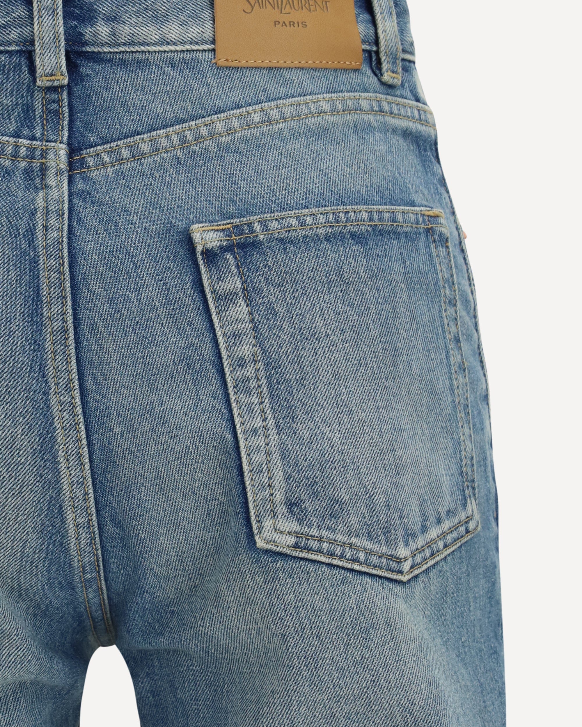 Saint Laurent Logo-Motif Jeans S Pants