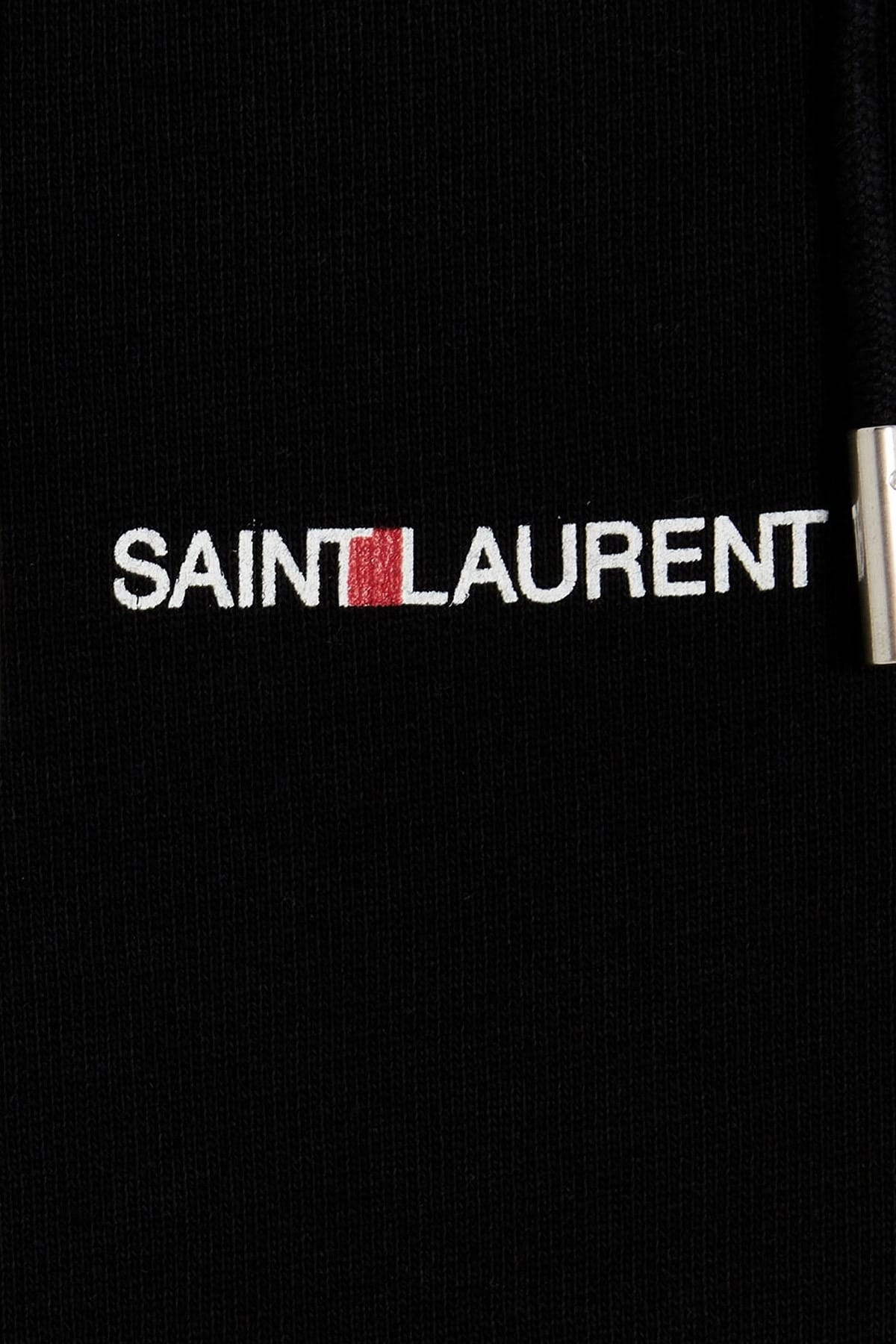 Saint Laurent Saint Laurent Logo Print Hoodie
