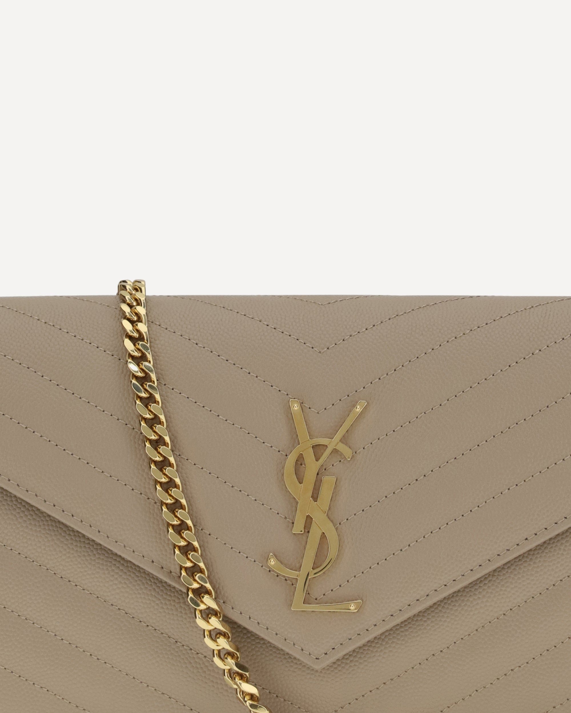 Saint Laurent Logoed Shoulder Bag With Matelassé
