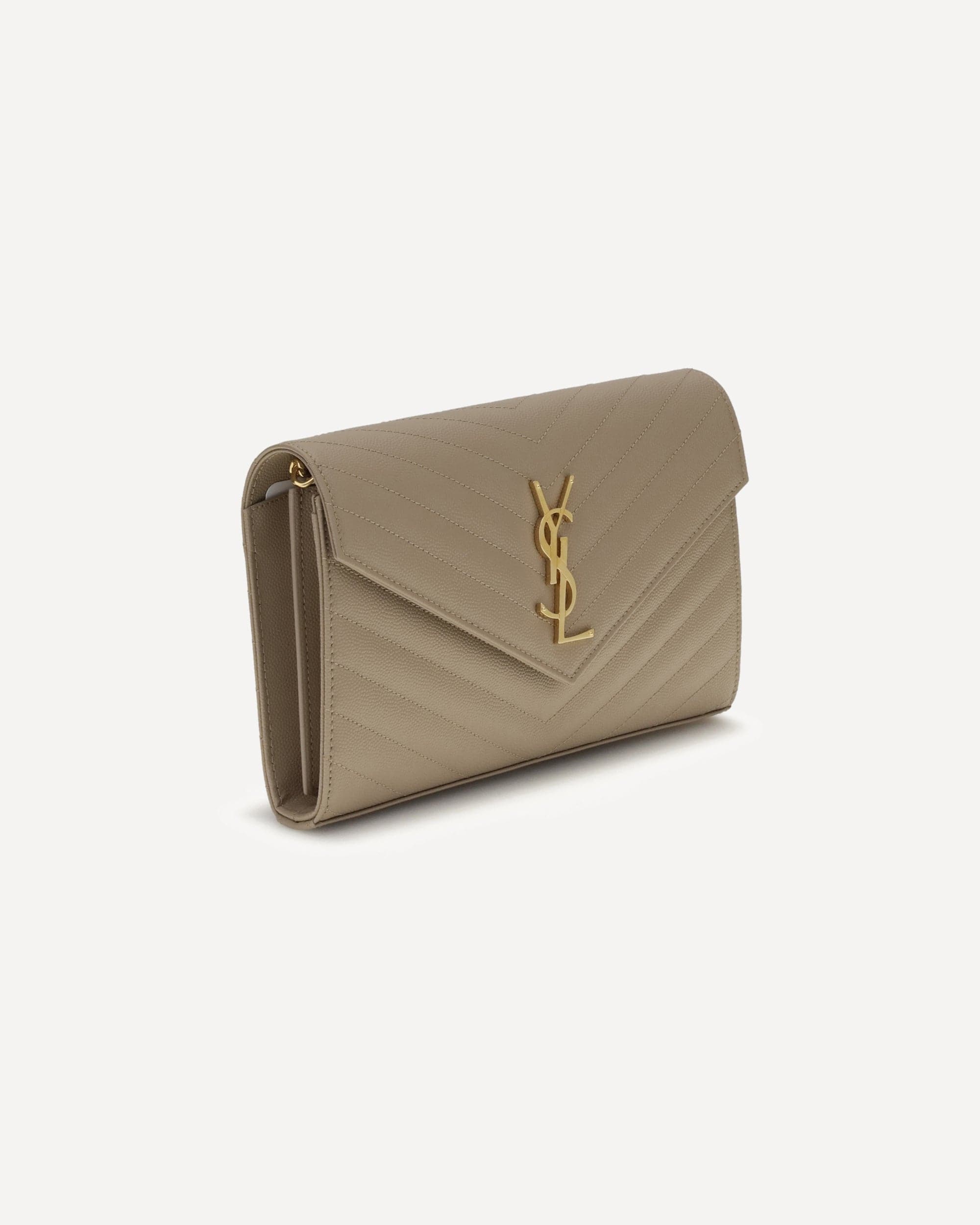 Saint Laurent Logoed Shoulder Bag With Matelassé - alternate view