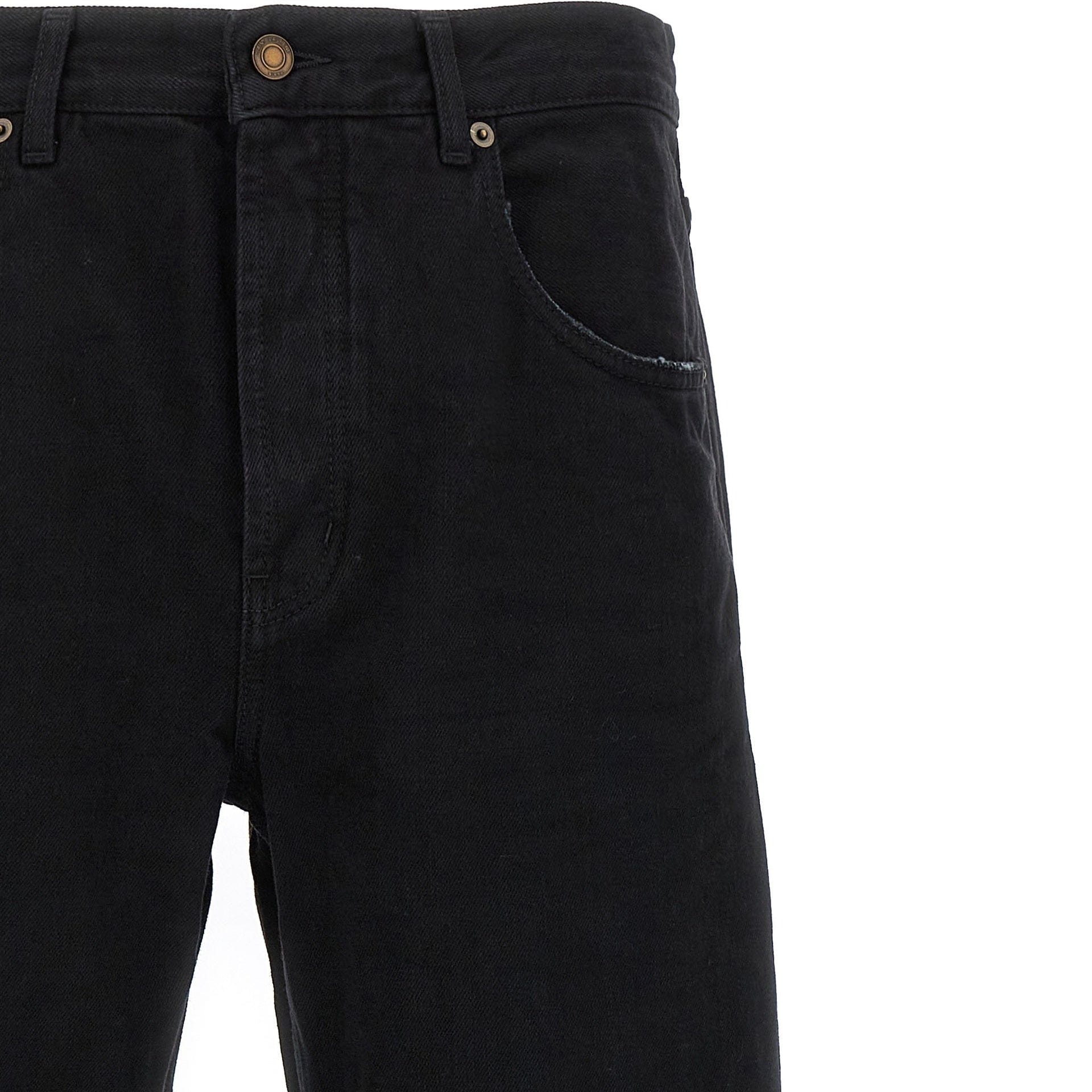 Saint Laurent Long Baggy Denim Jeans