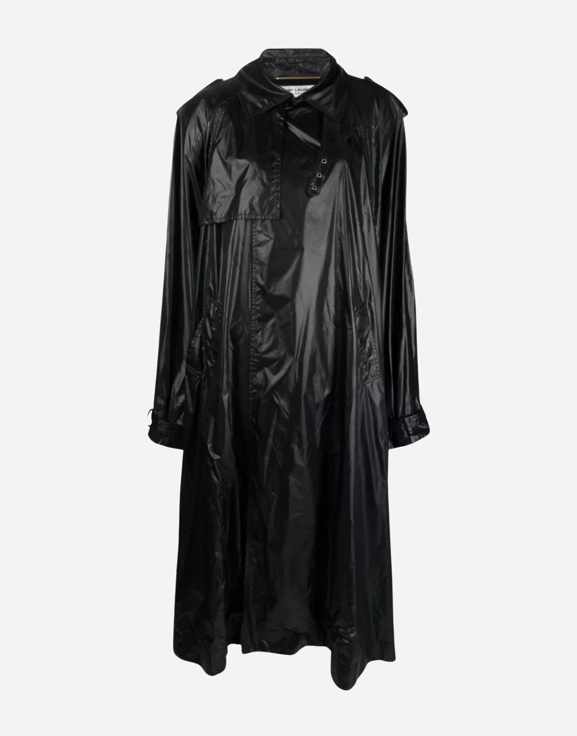 Saint Laurent Long-Sleeved Padded Coat