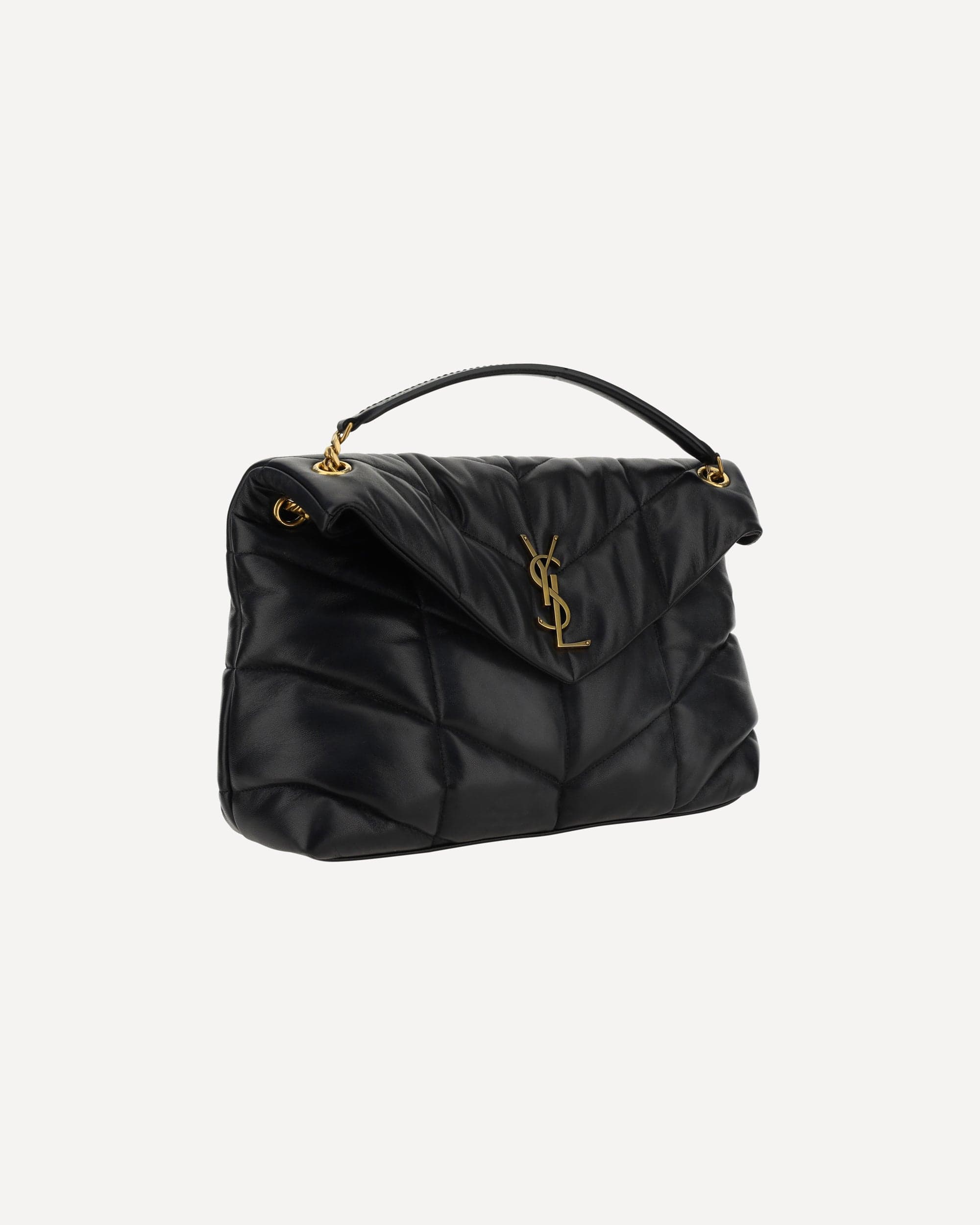 Saint Laurent Loulou Medium Leather Shoulder Bag - alternate view