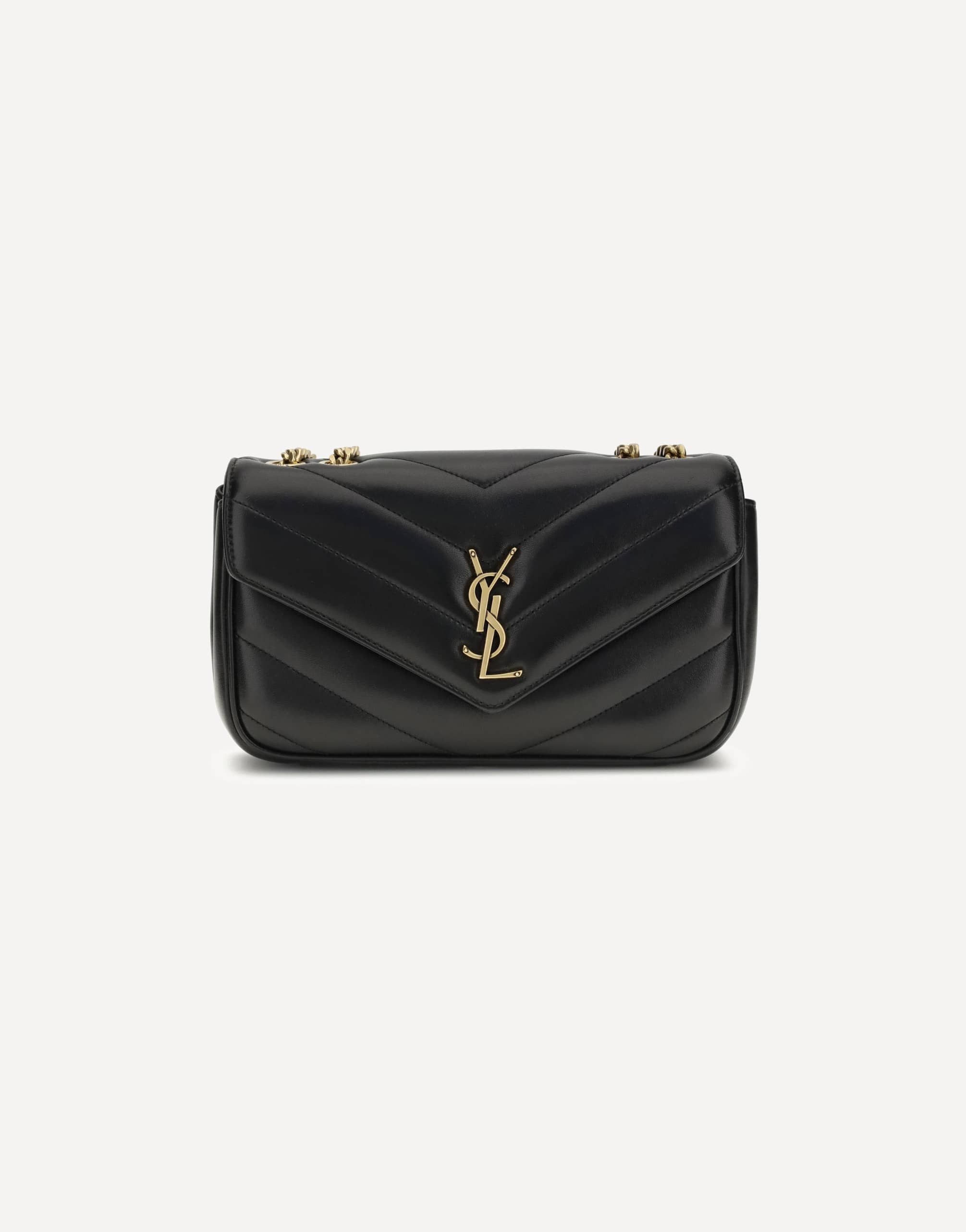 Saint Laurent Loulou Shoulder Bag With Quilted Design