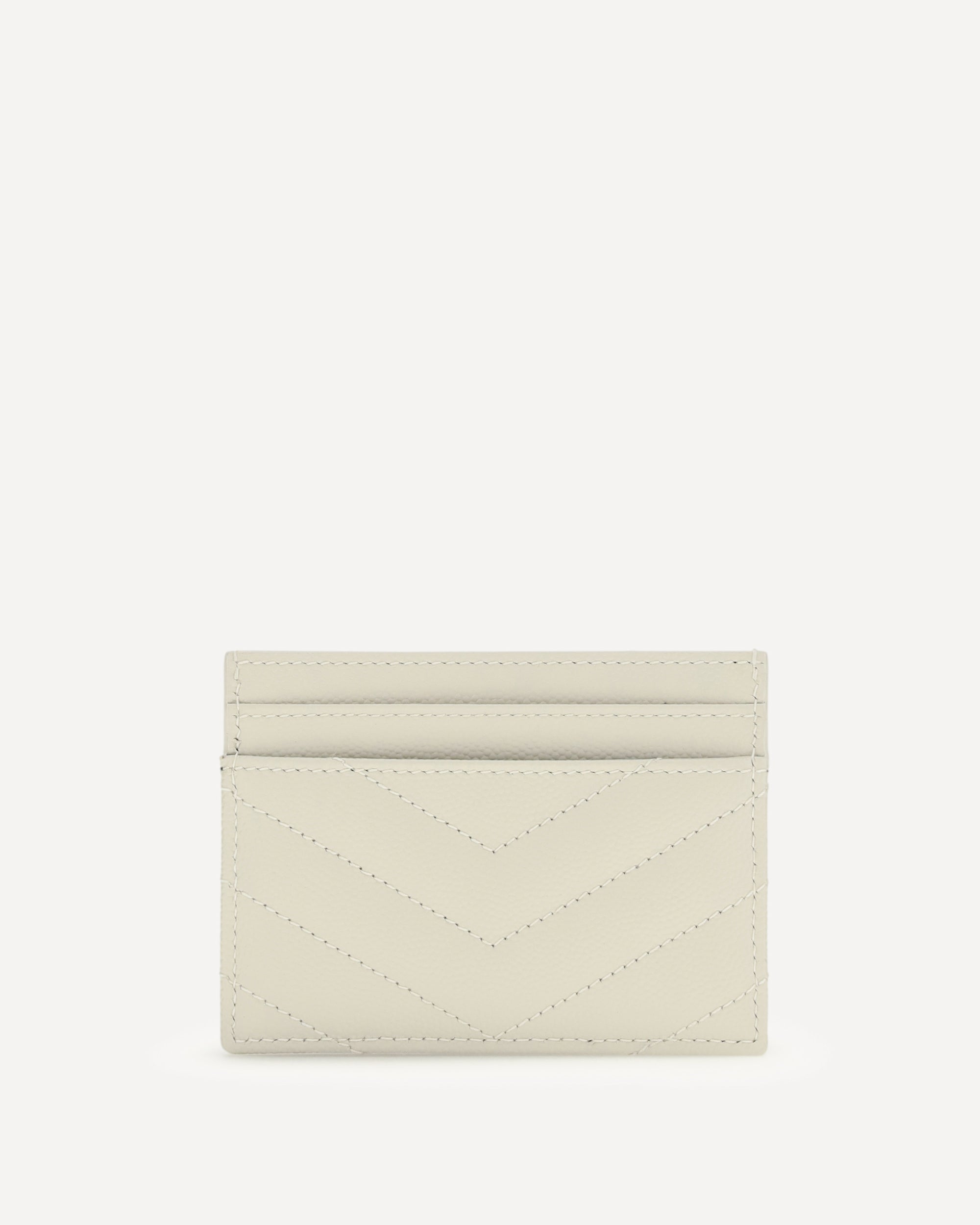 Matelassé Leather Cardholder - alternate view