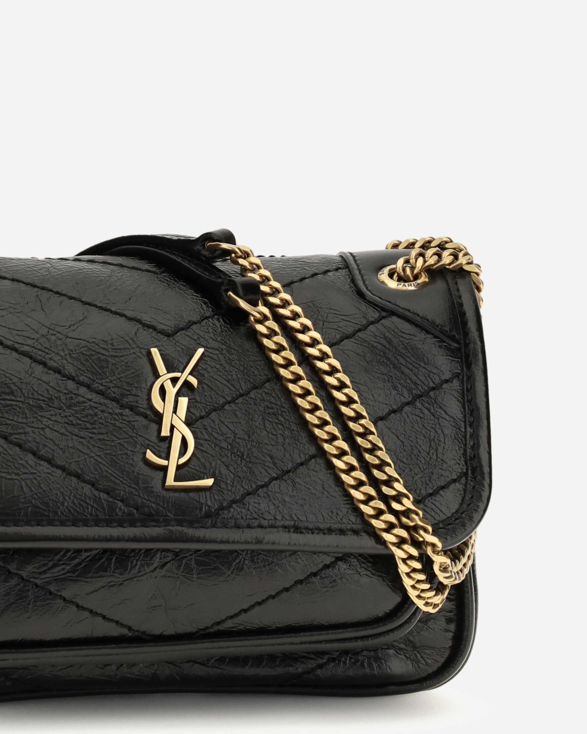 Saint Laurent Mini Niki Leather Shoulder Bag