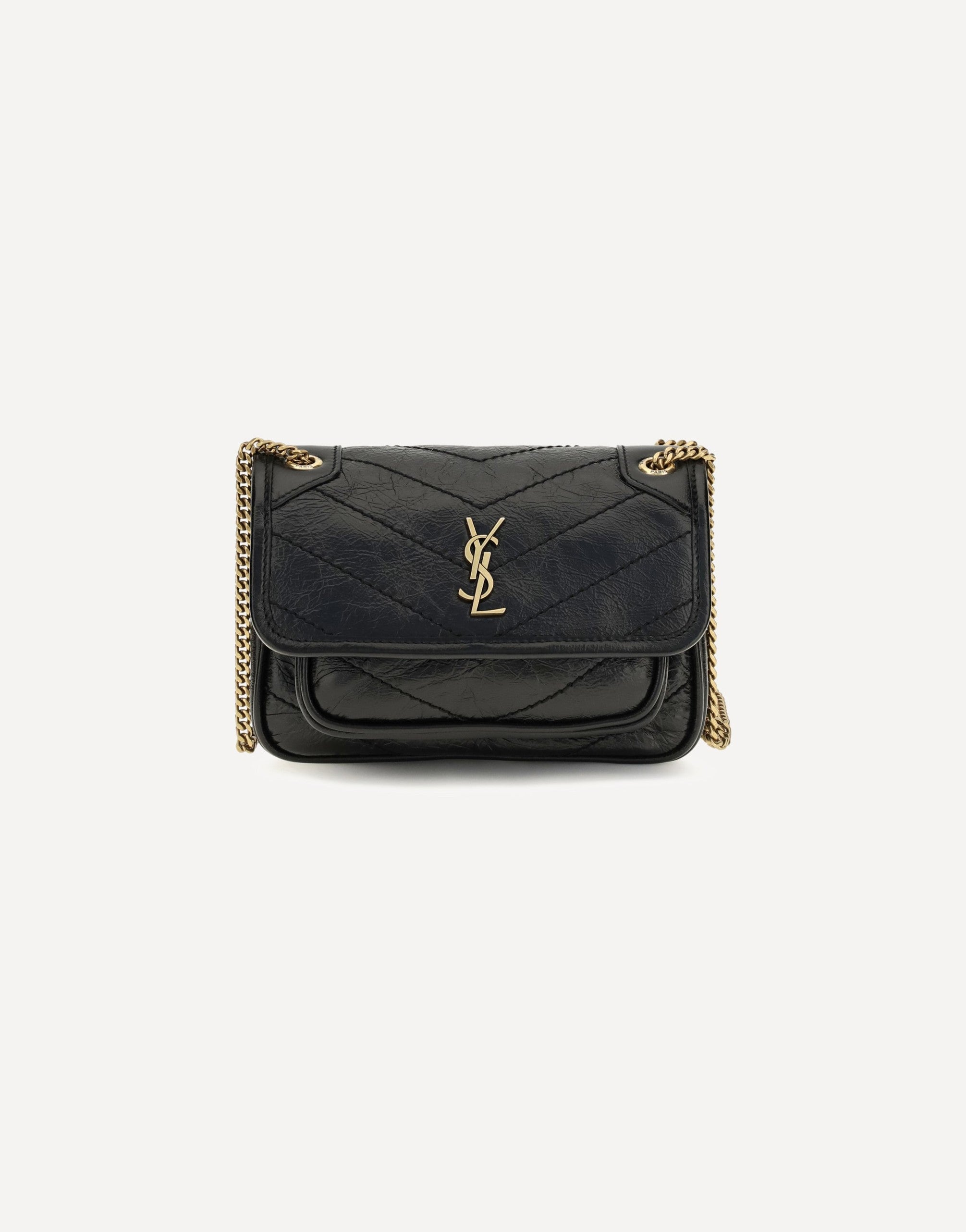 Saint Laurent Mini Niki Leather Shoulder Bag