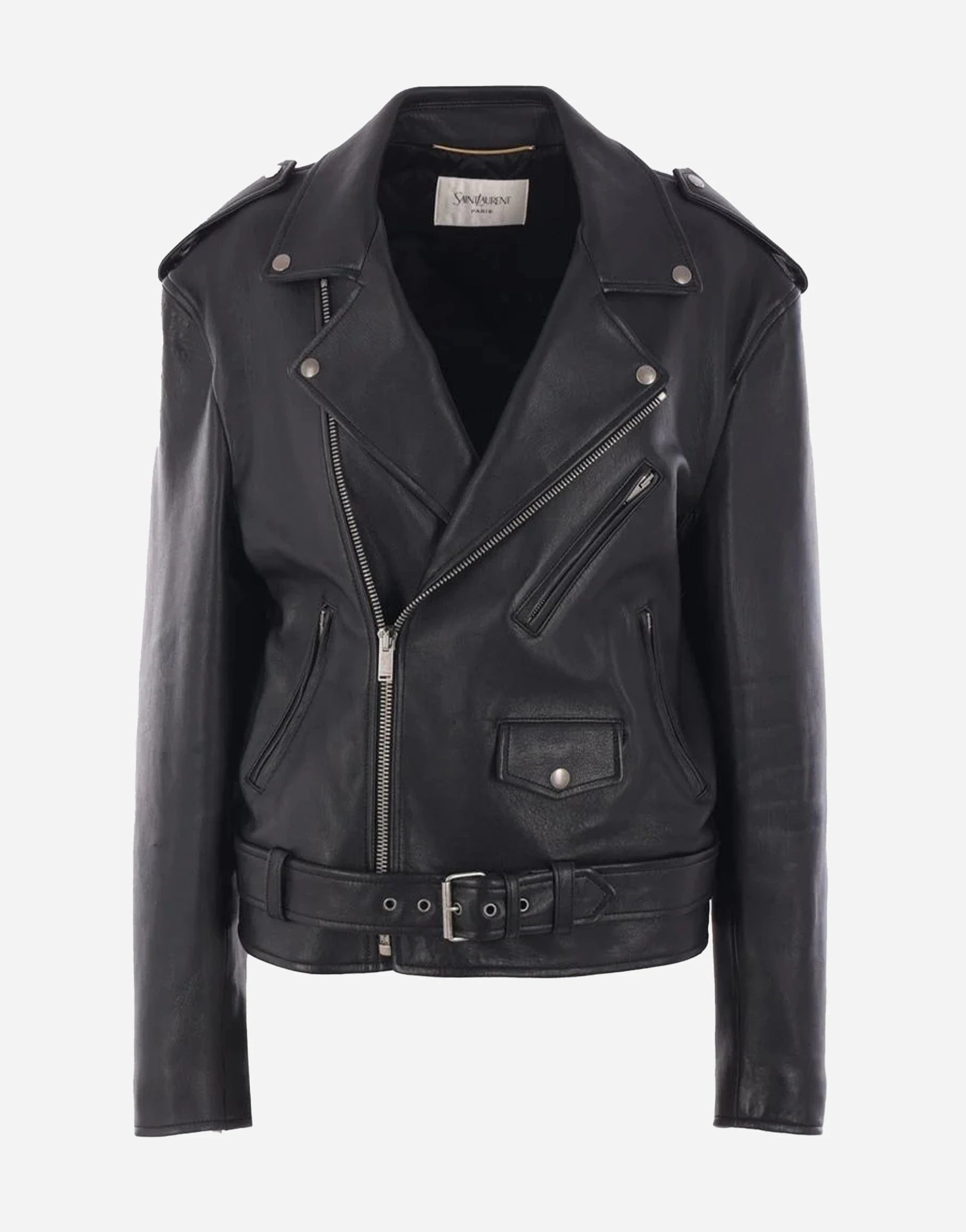 Saint Laurent Padded Leather Jacket | Sendegaro ZA