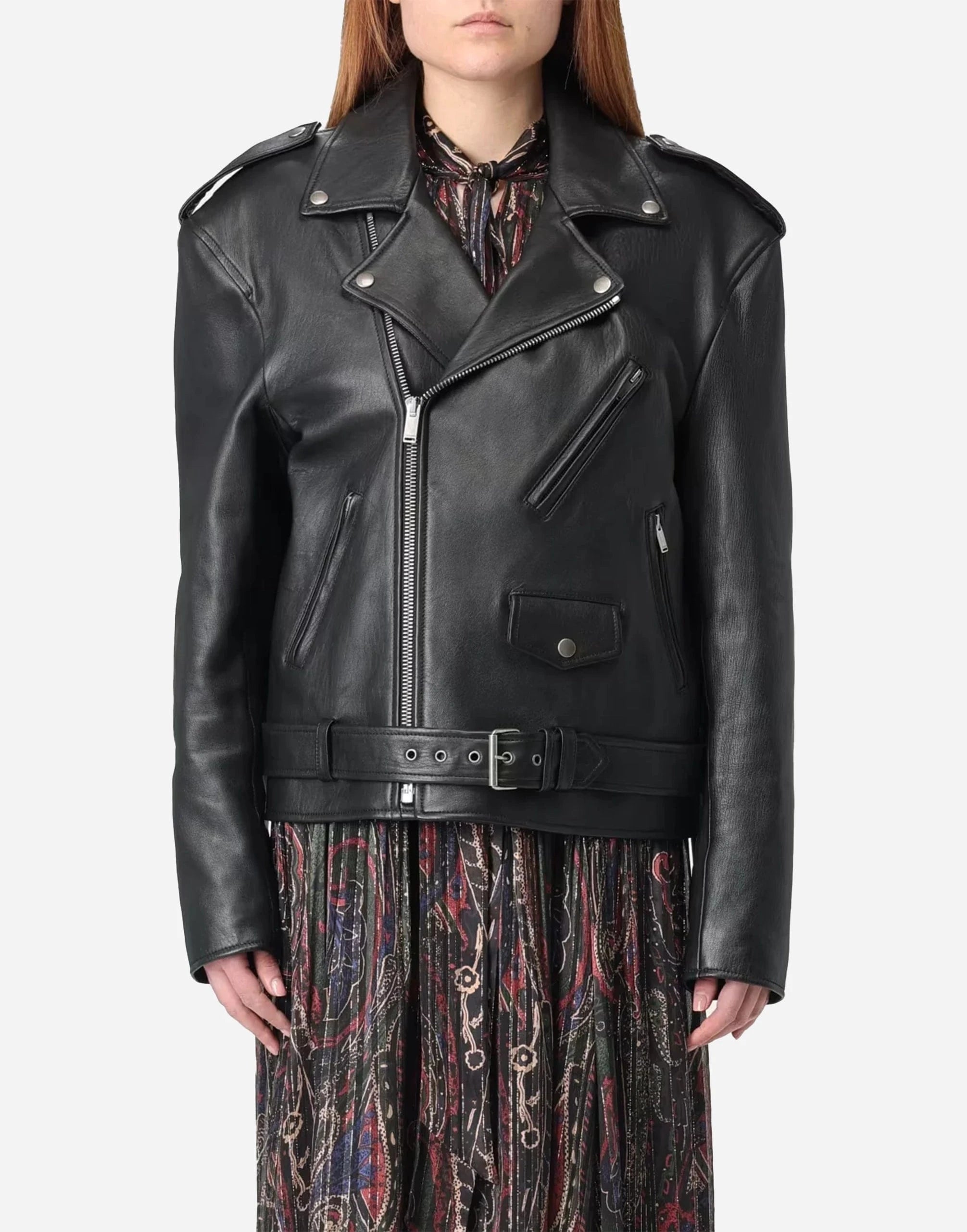 Saint Laurent Padded Leather Jacket