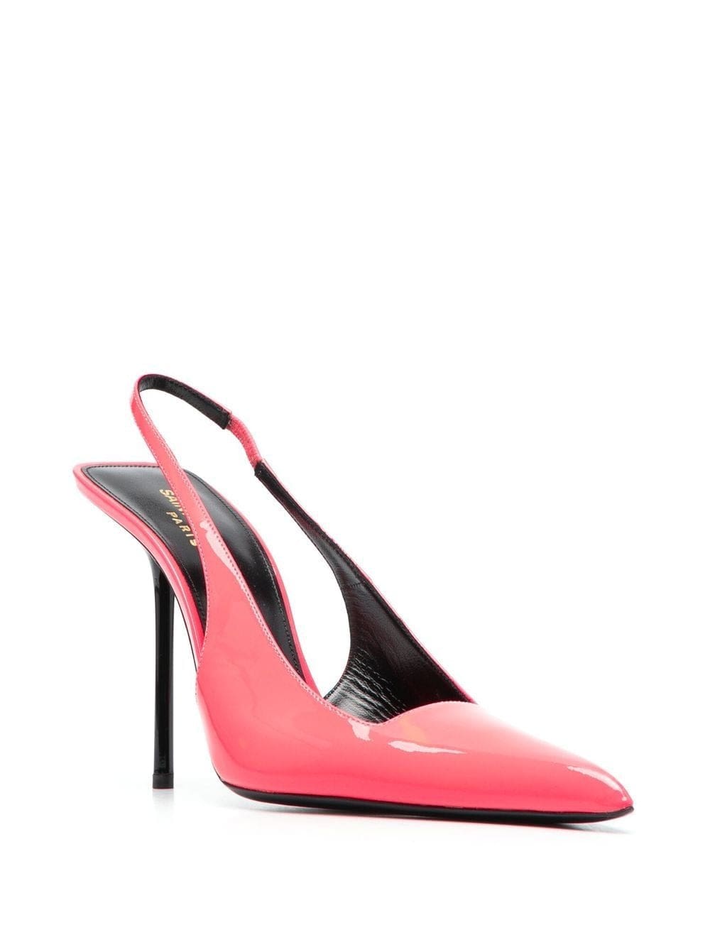 Saint Laurent Pink Kiss 105 Slingback Pumps