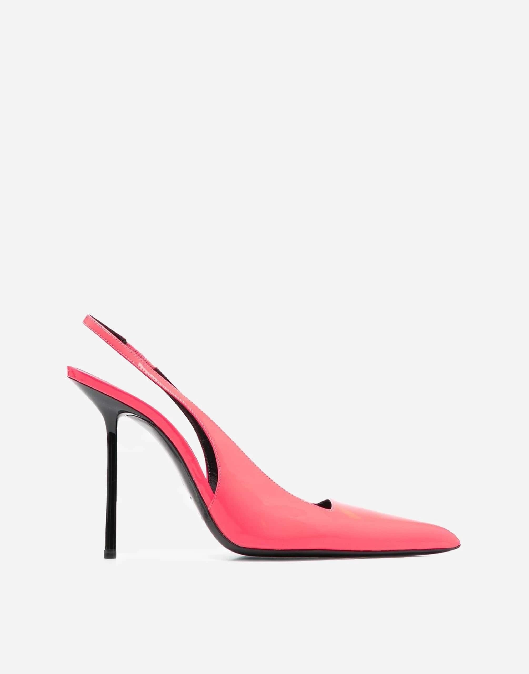 Saint Laurent Pink Kiss 105 Slingback Pumps