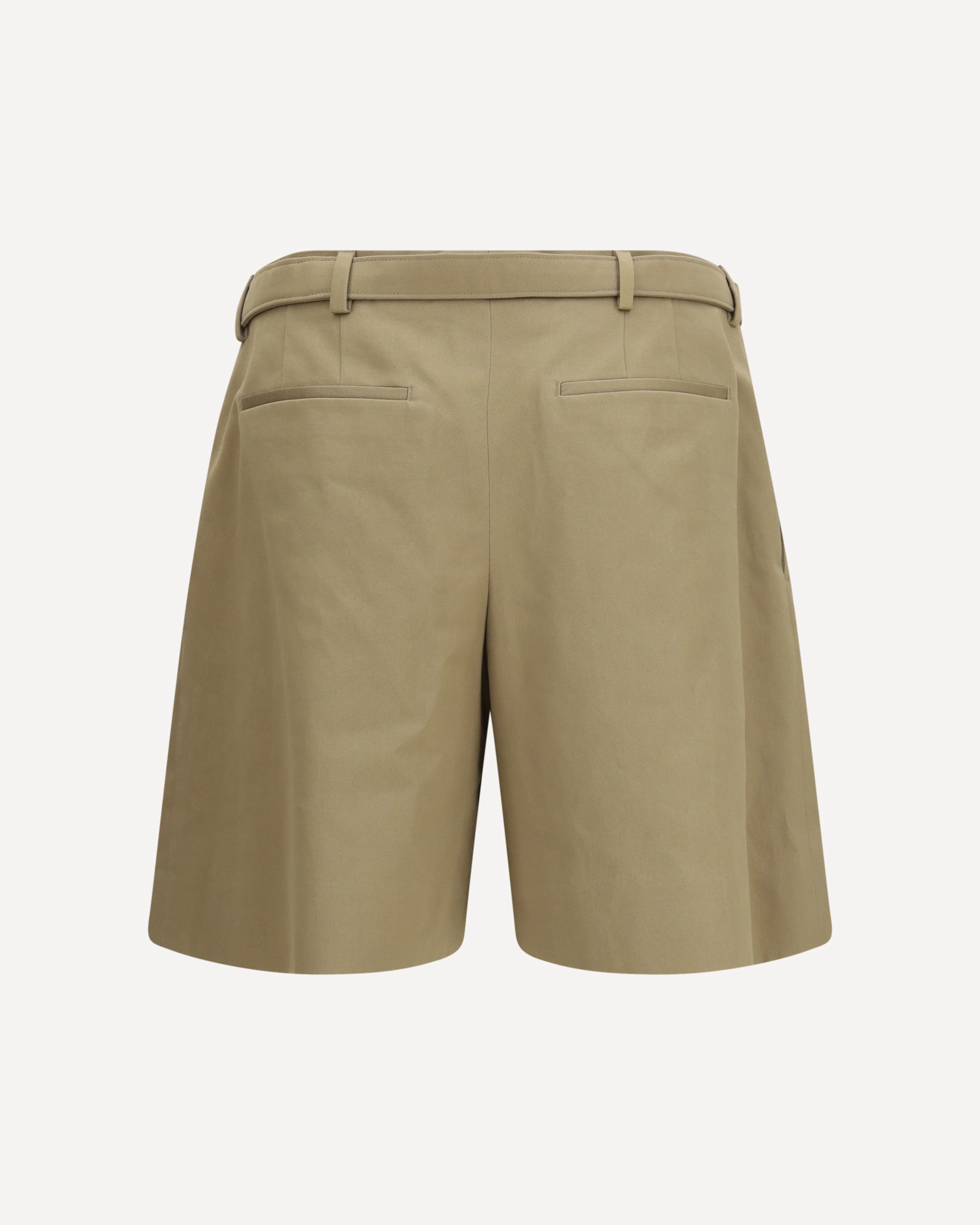 Pleated Belt Shorts - alternate view