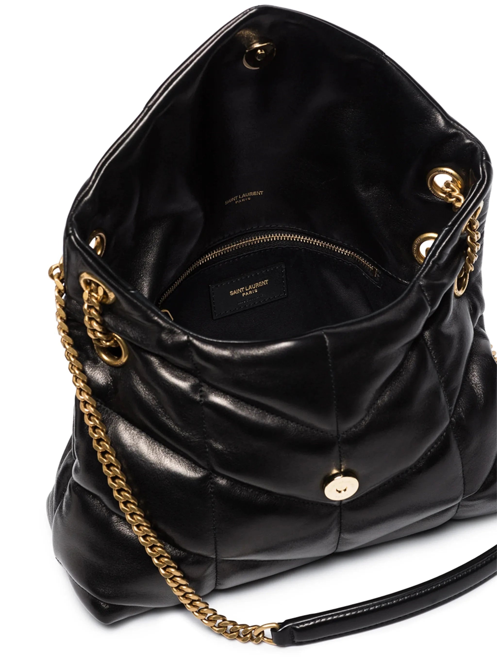 Saint Laurent PUFFER Small Leather Shoulder Bag